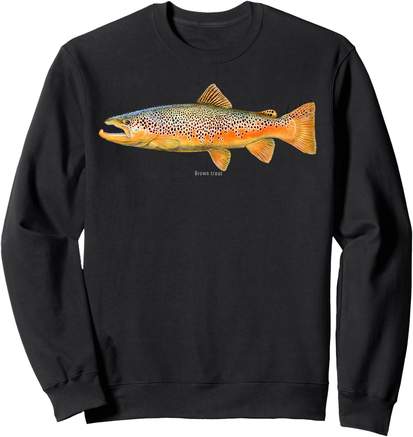 Studio Abachar Brown Trout Sweatshirt - Sweatshirt | Black