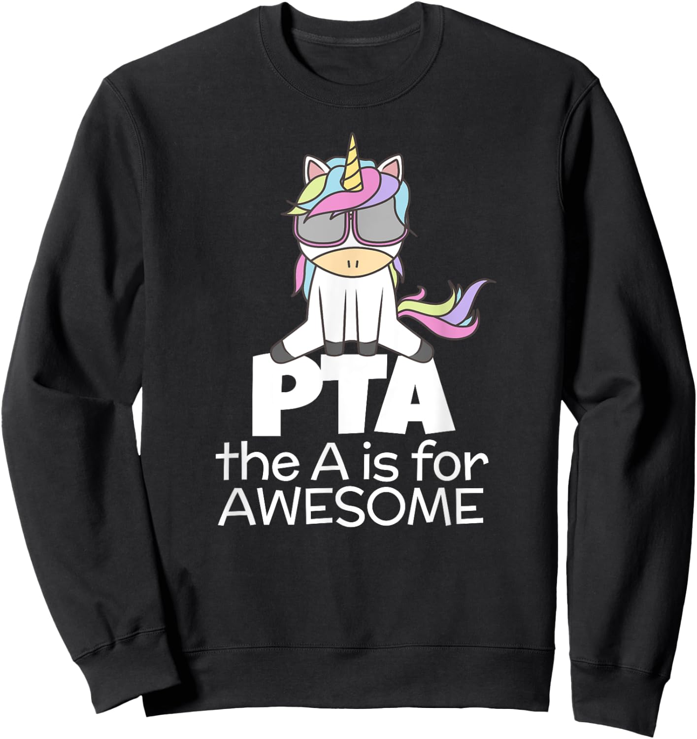 PTA Unicorn for Physical Therapist PT Assistant Sweatshirt - Sweatshirt | Black