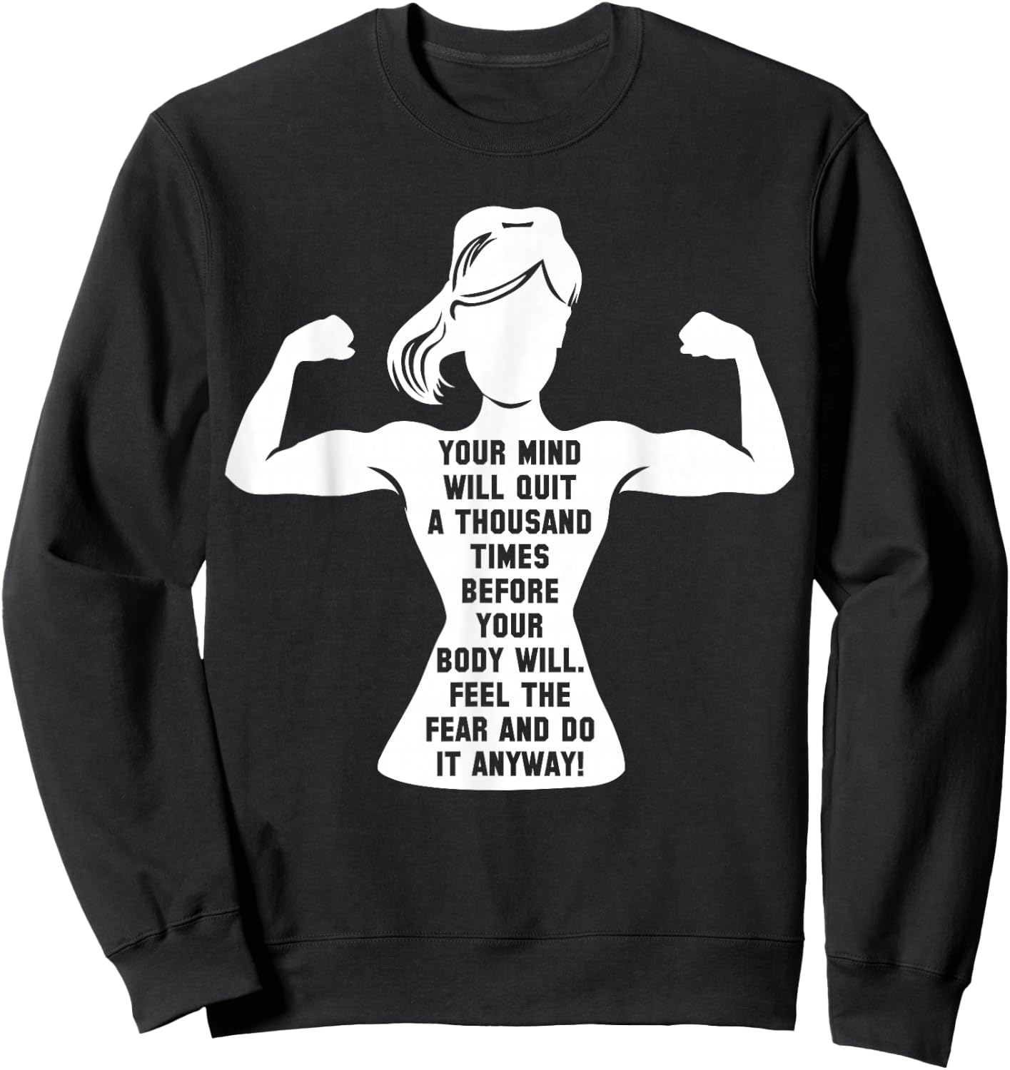 Women Gym Motivation Workout Motivational Fitness Lover Gift Small Sweatshirt - Sweatshirt | Black