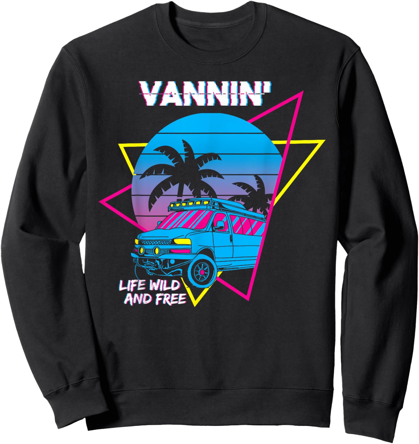 Vanlife Vannin - Vandweller Van Life Vannin Sweatshirt - Sweatshirt | Black