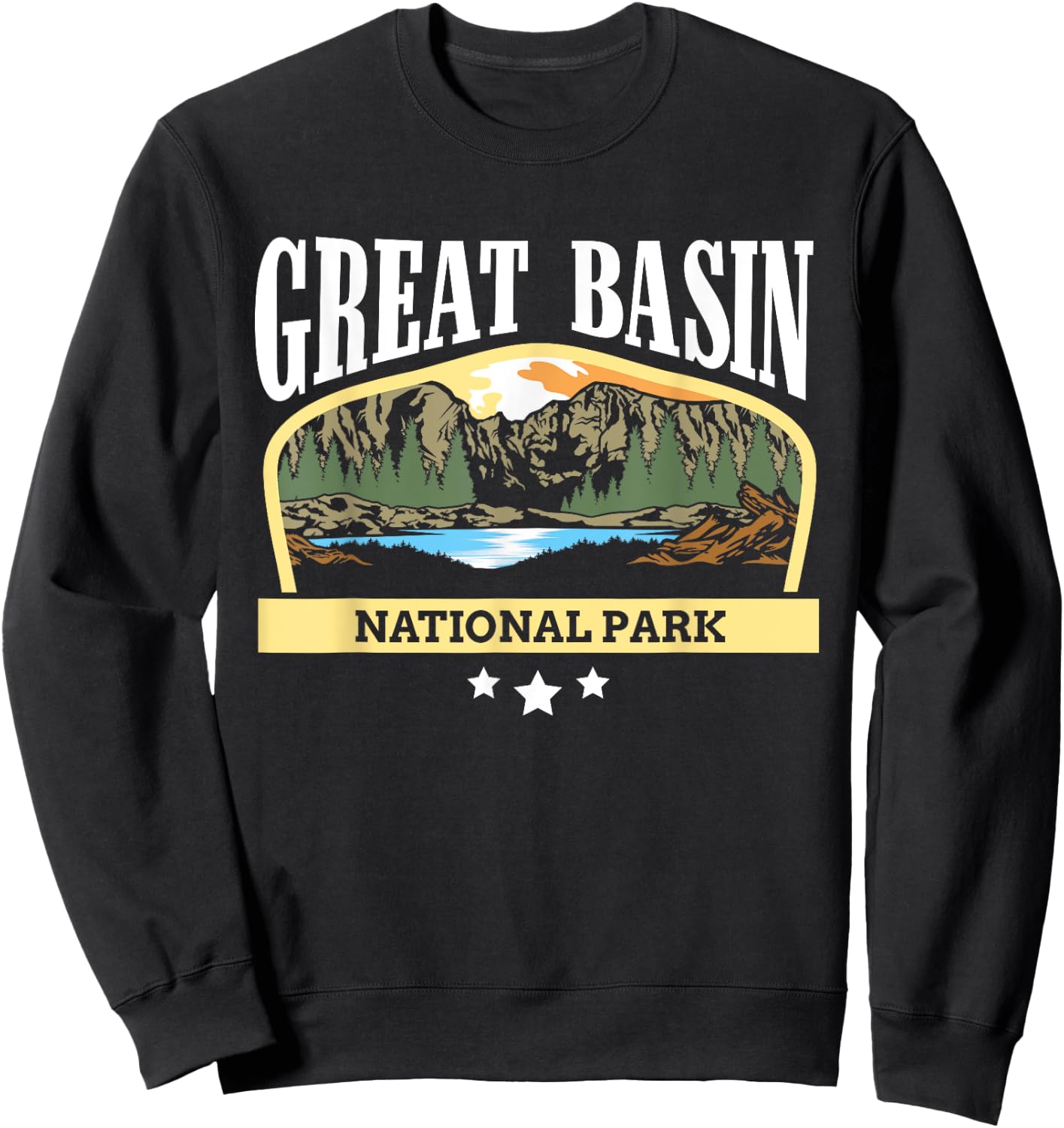 Great Basin National Park US USA Nevada Sweatshirt - Sweatshirt | Black