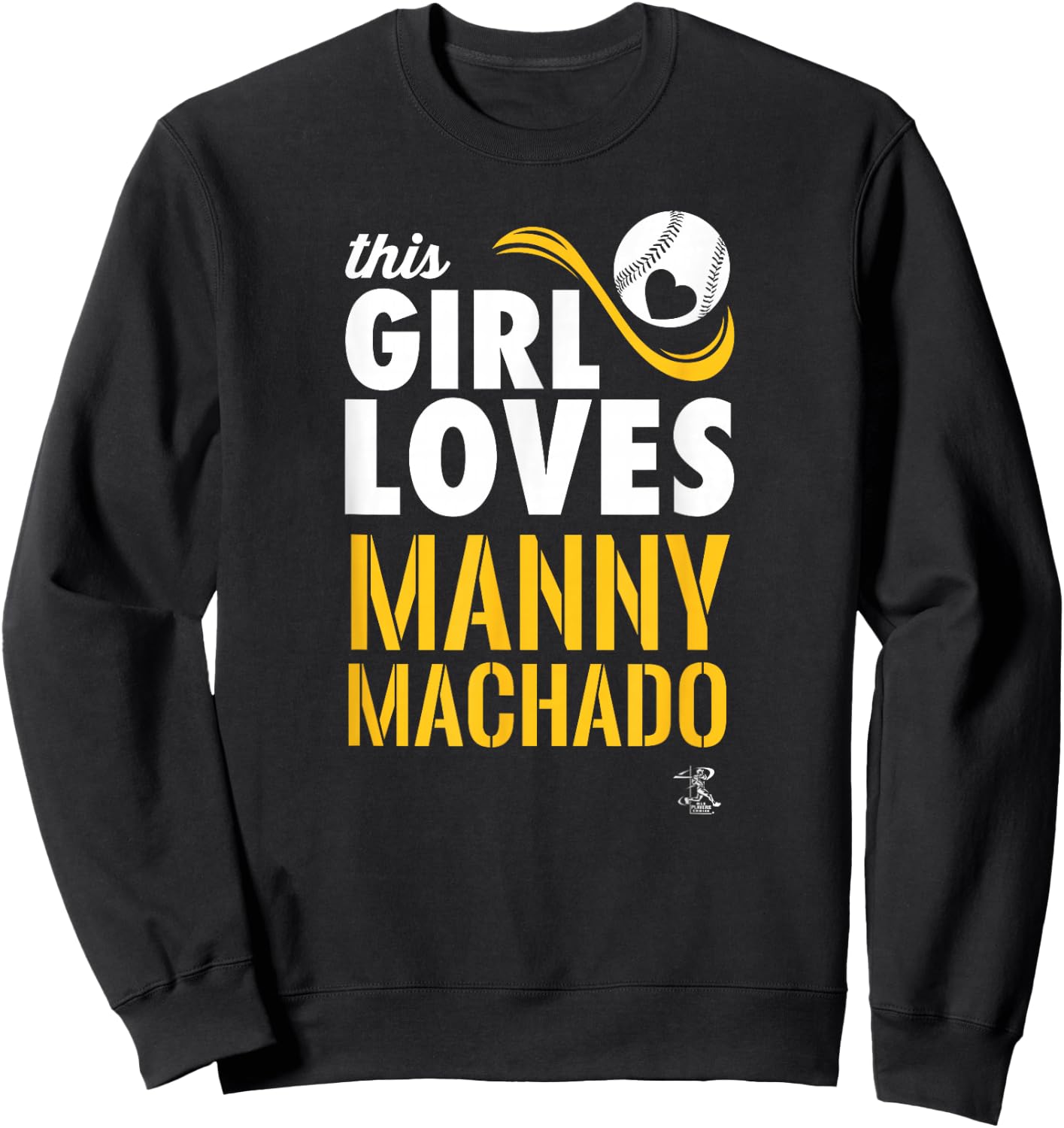 Manny Machado This Girl Loves Gameday Sweatshirt - Sweatshirt | Black
