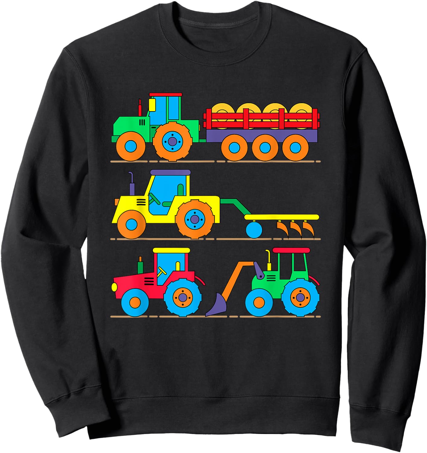 Tractors Tractor Bulldog Agricultural Machines Boys Sweatshirt - Sweatshirt | Black