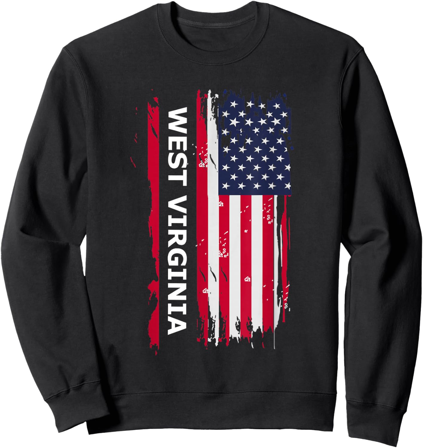 State Of West Virginia Sweatshirt - Sweatshirt | Black
