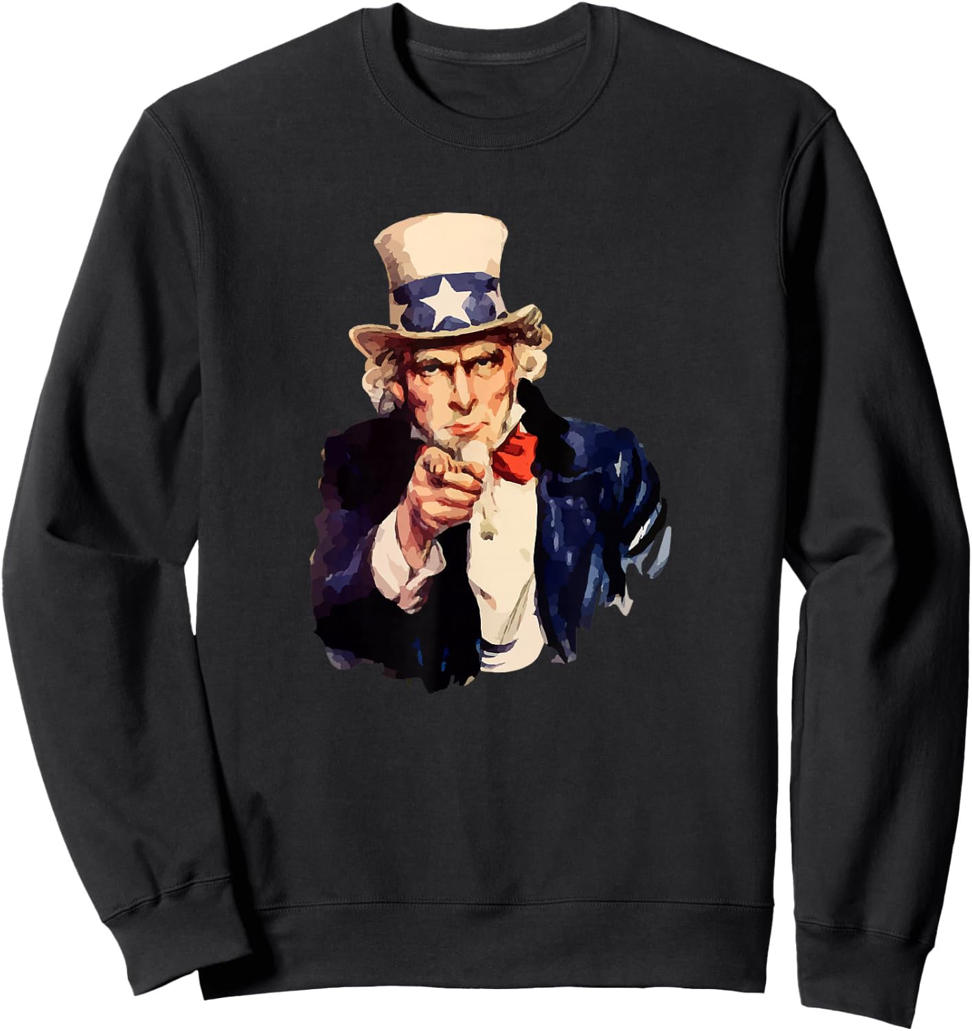 Uncle Sam Sweatshirt - Sweatshirt | Black