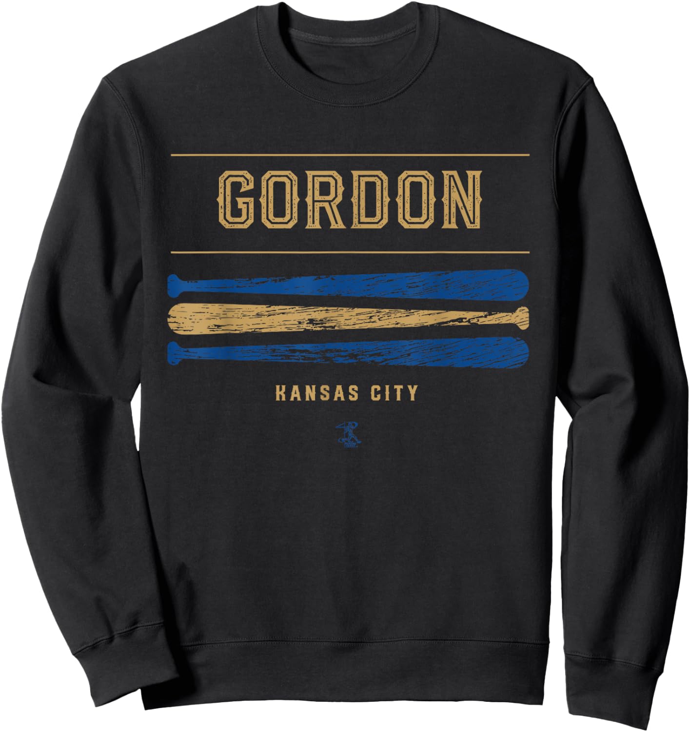 Alex Gordon Vintage Baseball Bat Gameday Sweatshirt - Sweatshirt | Black