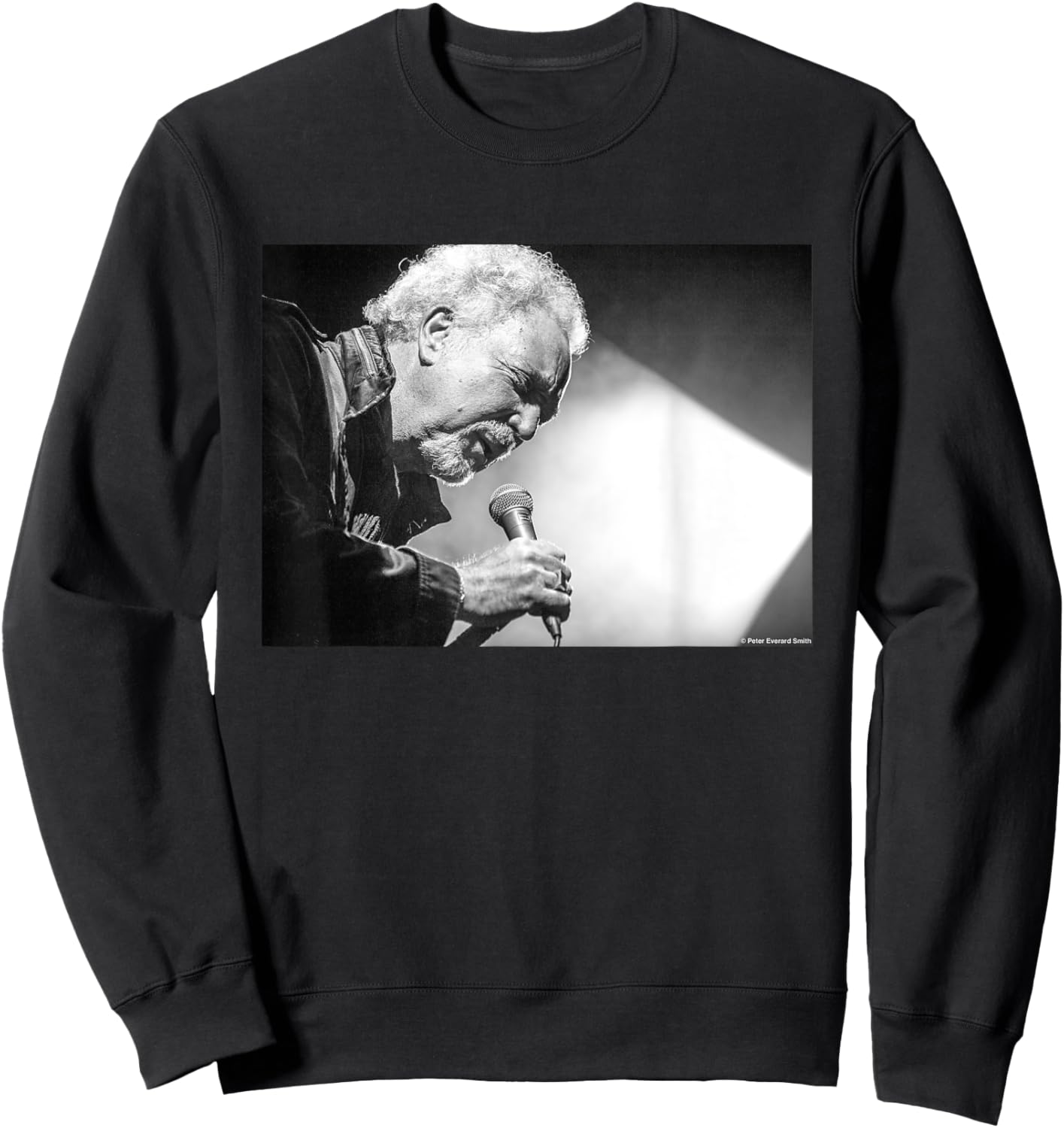 Tom Jones Singing Live By Everard Smith Sweatshirt - Sweatshirt | Black
