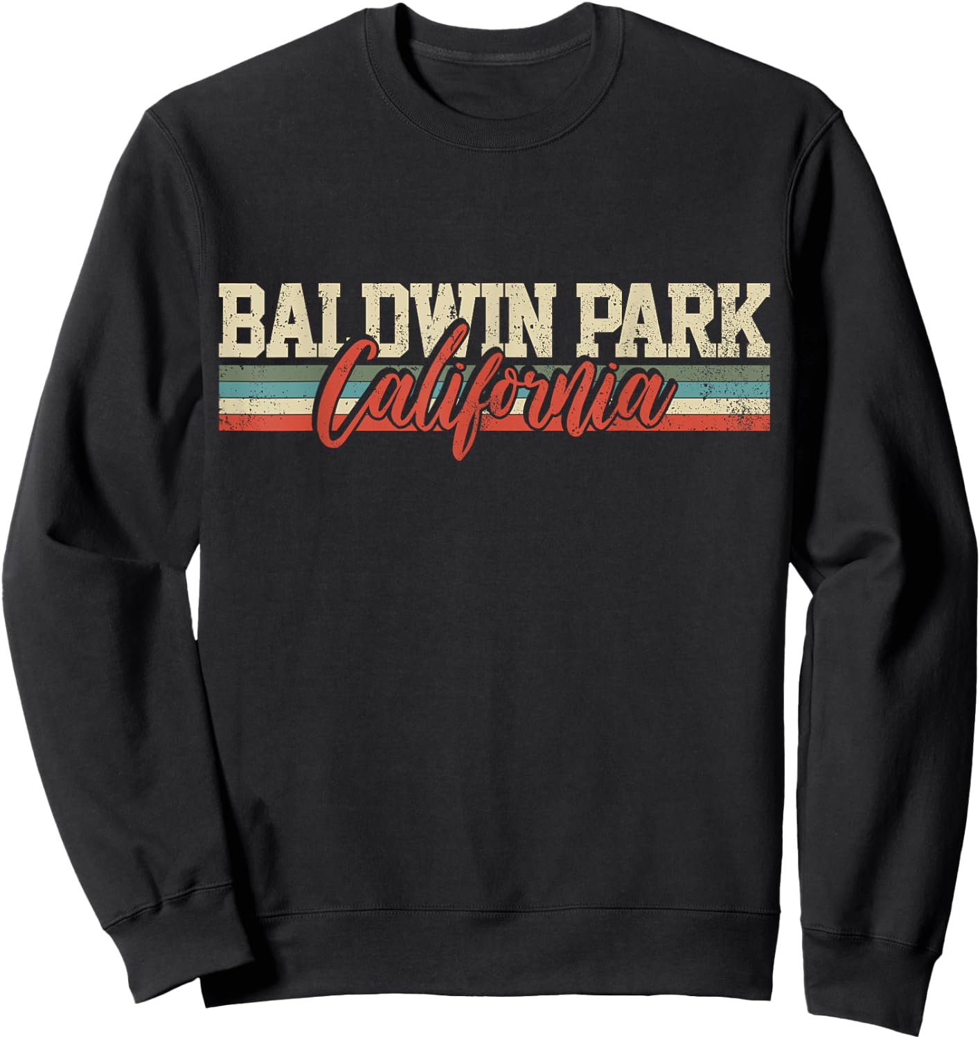 Baldwin Park California Sweatshirt - Sweatshirt | Black