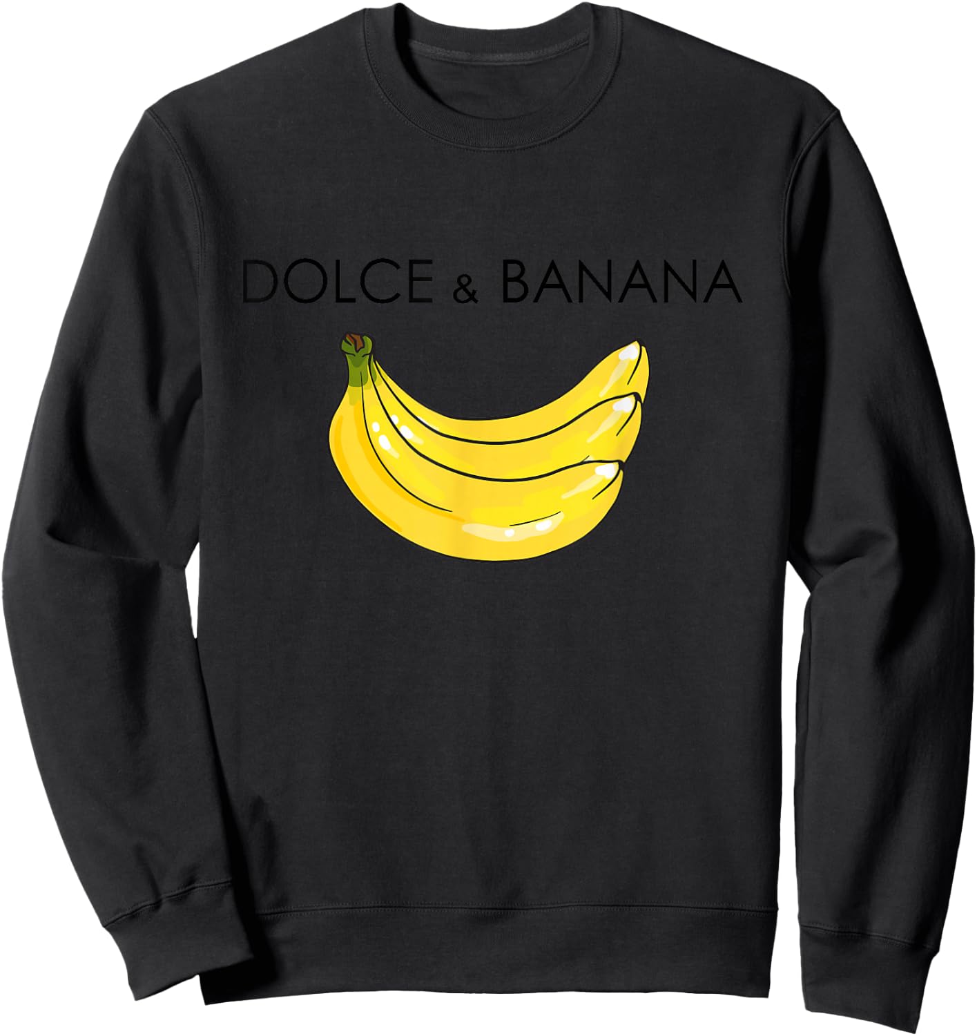 Funny And Banana Funny Banana Fruit Fruit Costume Sweatshirt - Sweatshirt | Black