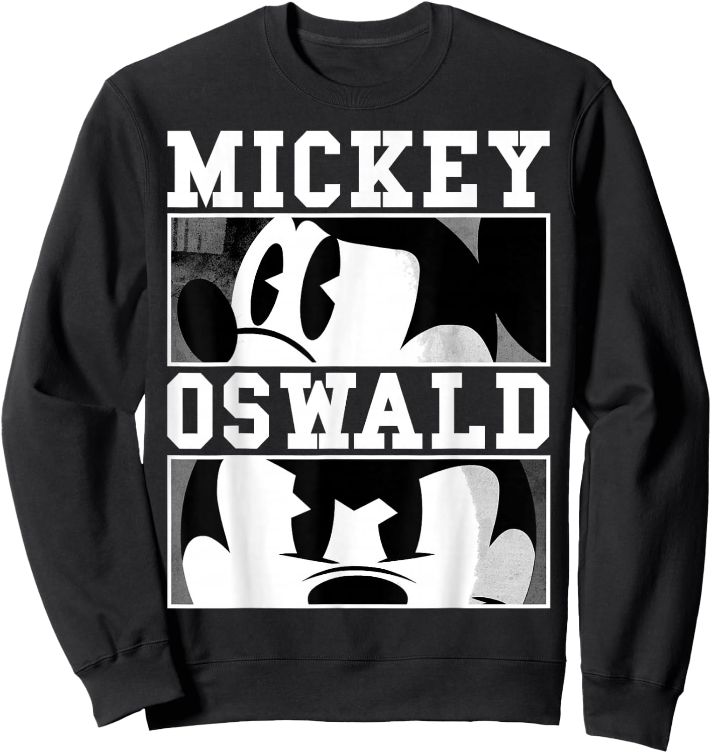 Disney Epic Mickey and Oswald Panels Sweatshirt - Sweatshirt | Black