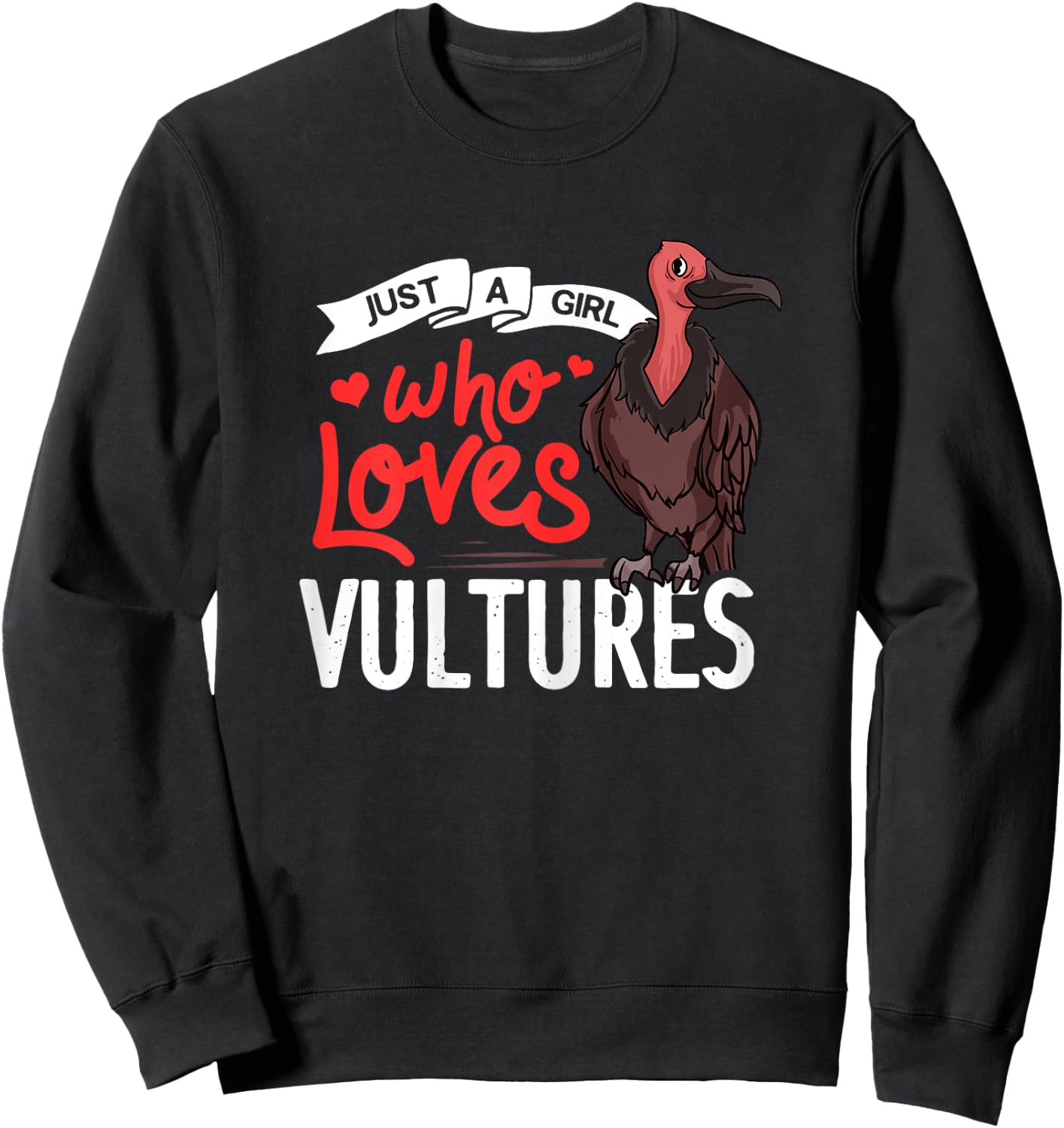 Turkey Vulture Buzzard Scavenger Bird Sweatshirt - Sweatshirt | Black