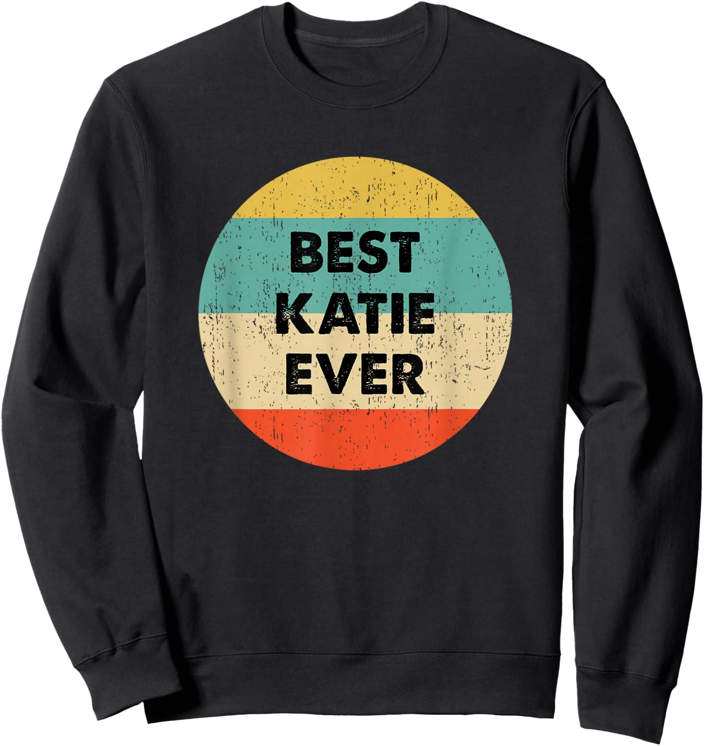 Katie Name Sweatshirt - Sweatshirt | Black