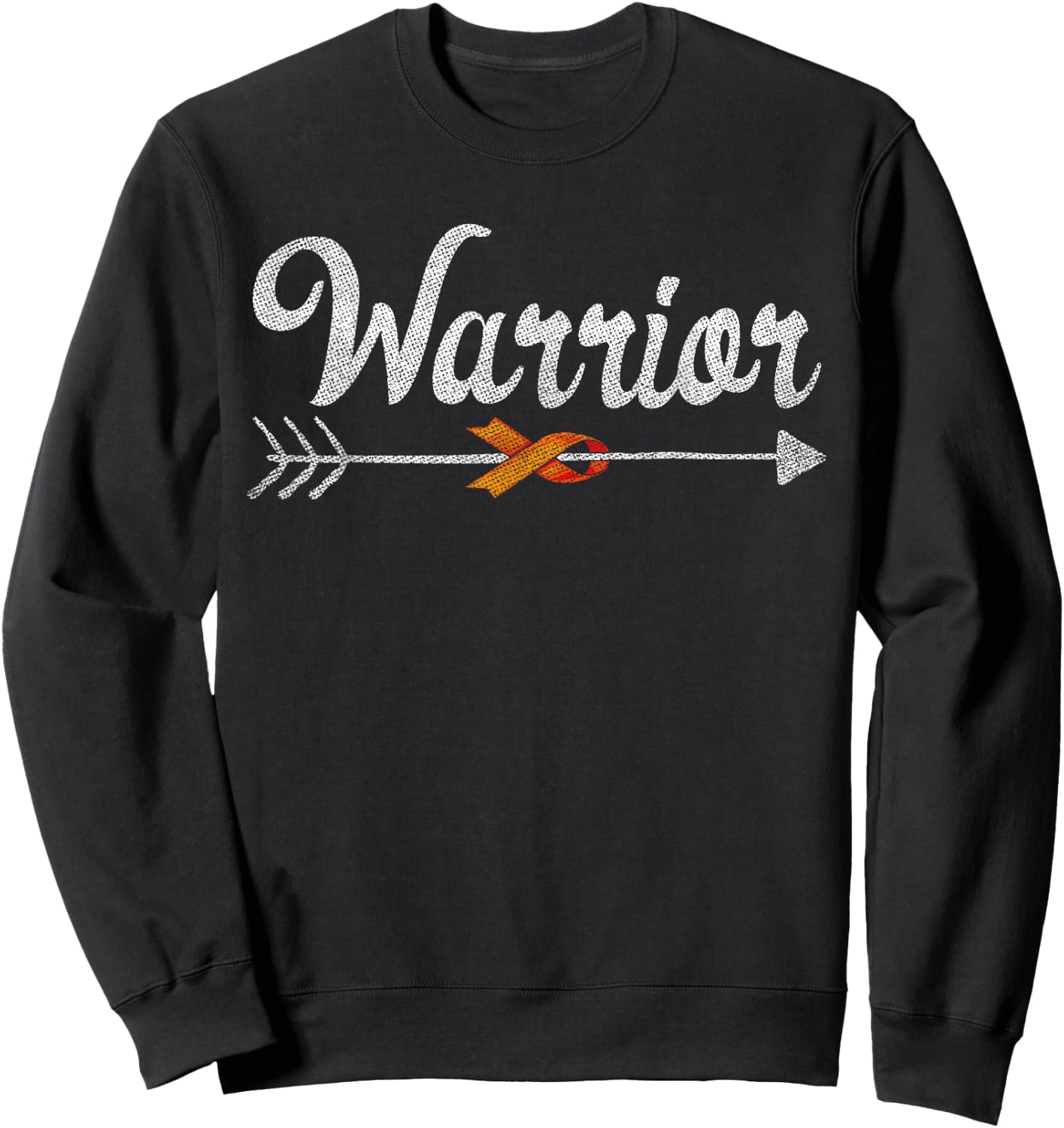 Kidney Cancer Awareness Support Gift Warrior Sweatshirt - Sweatshirt | Black