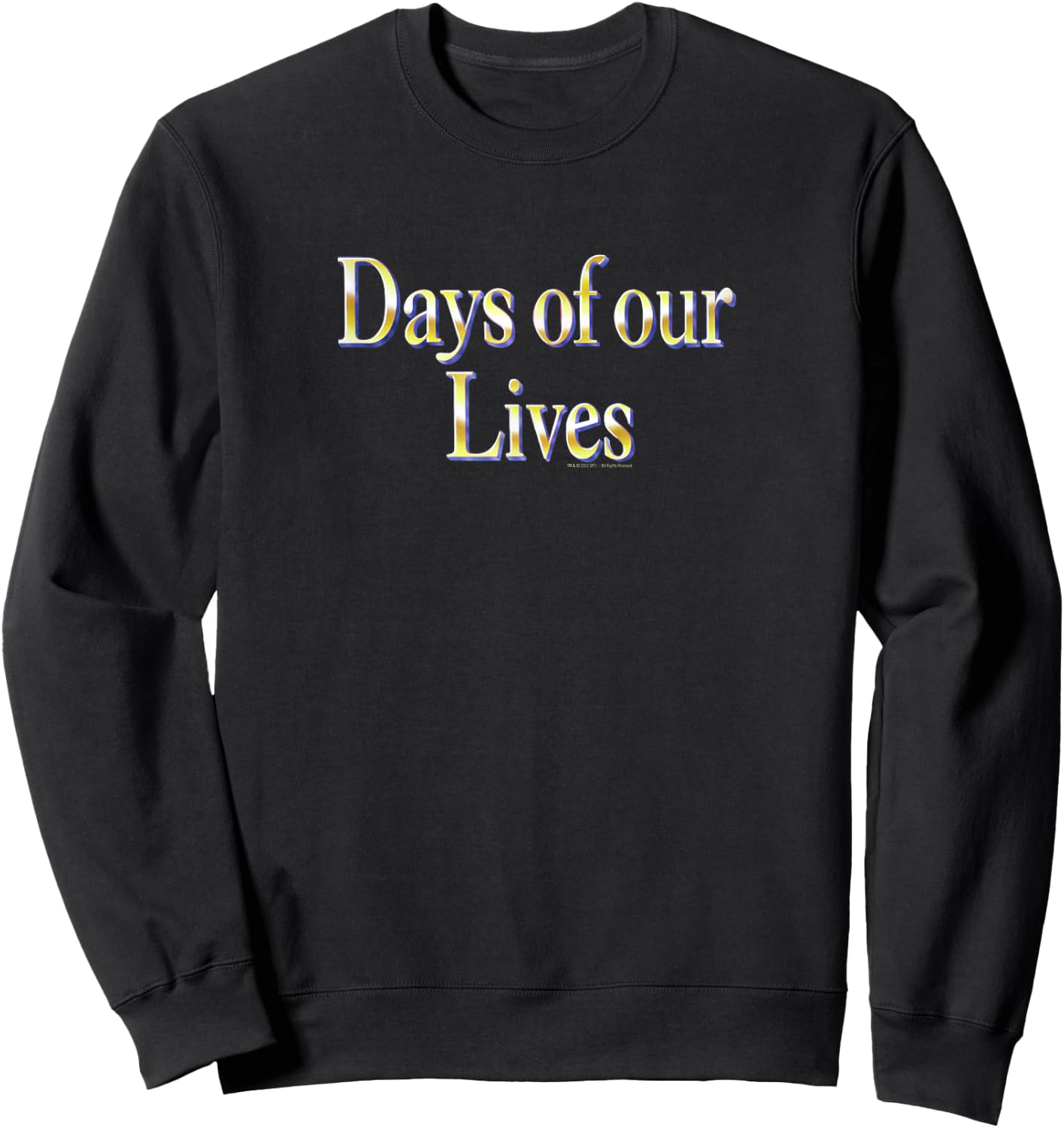 Days of Our Lives Logo Sweatshirt - Sweatshirt | Black