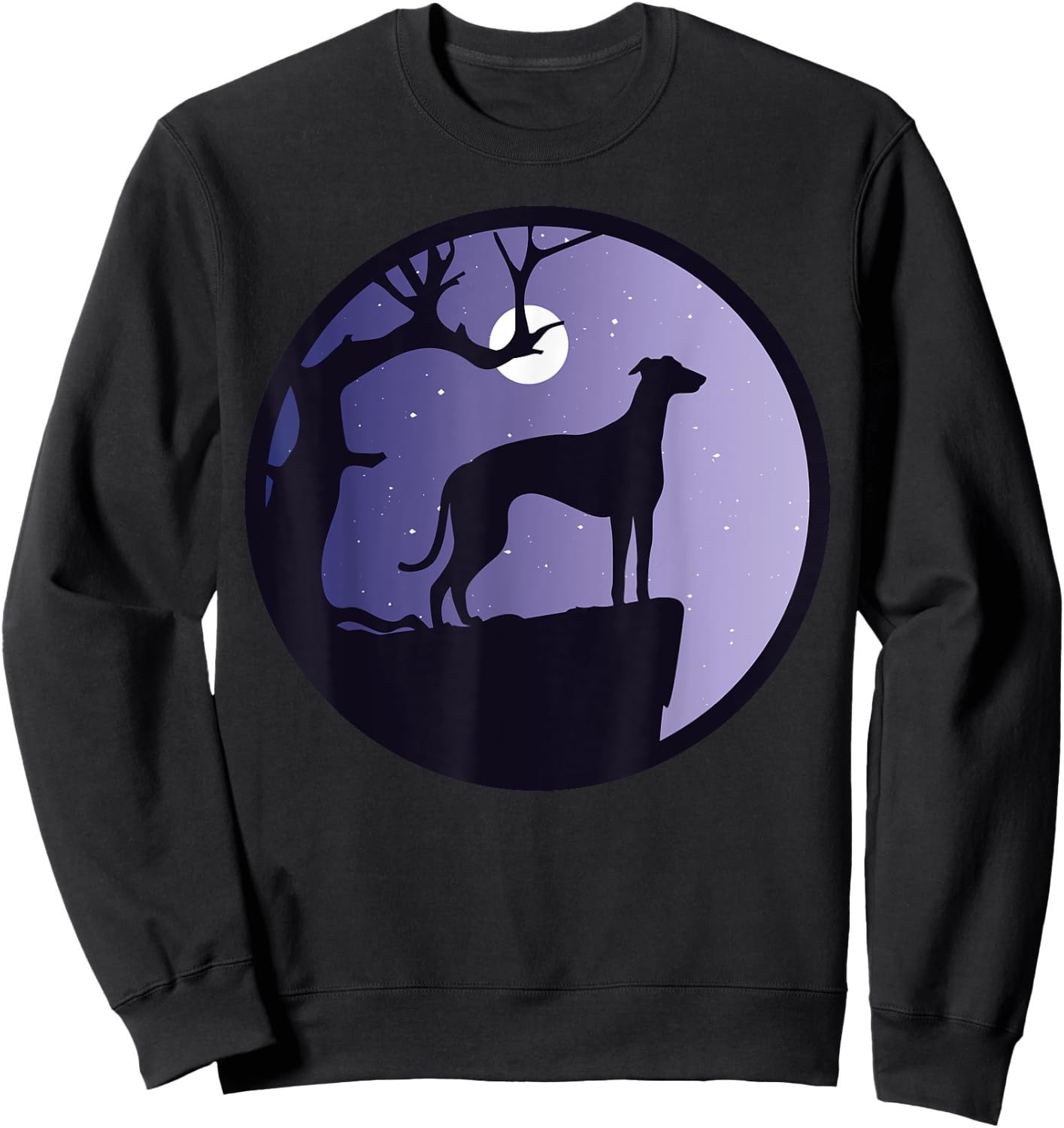 Greyhound Grey-Dog Italian-Greyhound Sweatshirt - Sweatshirt | Black