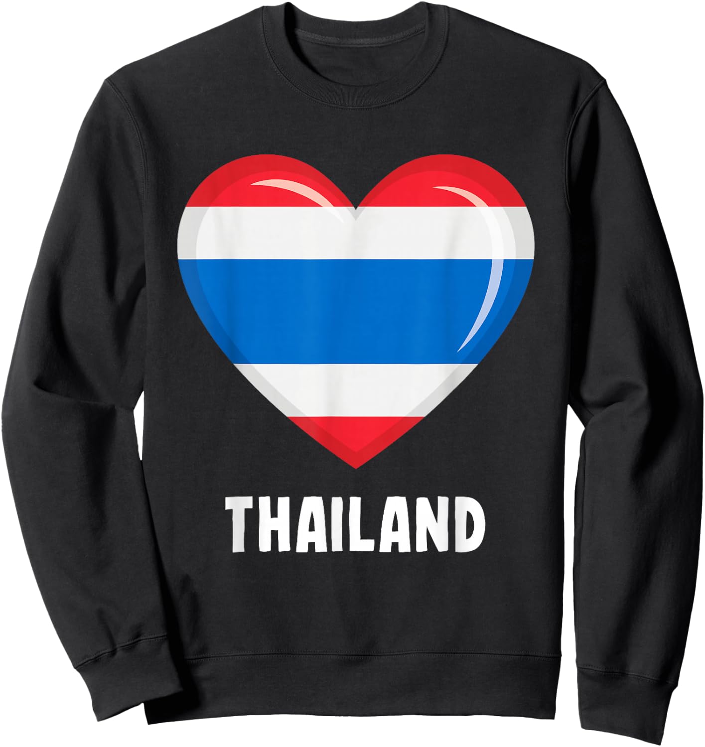 Thailand Flag Shirt | Thai Sweatshirt - Sweatshirt | Black