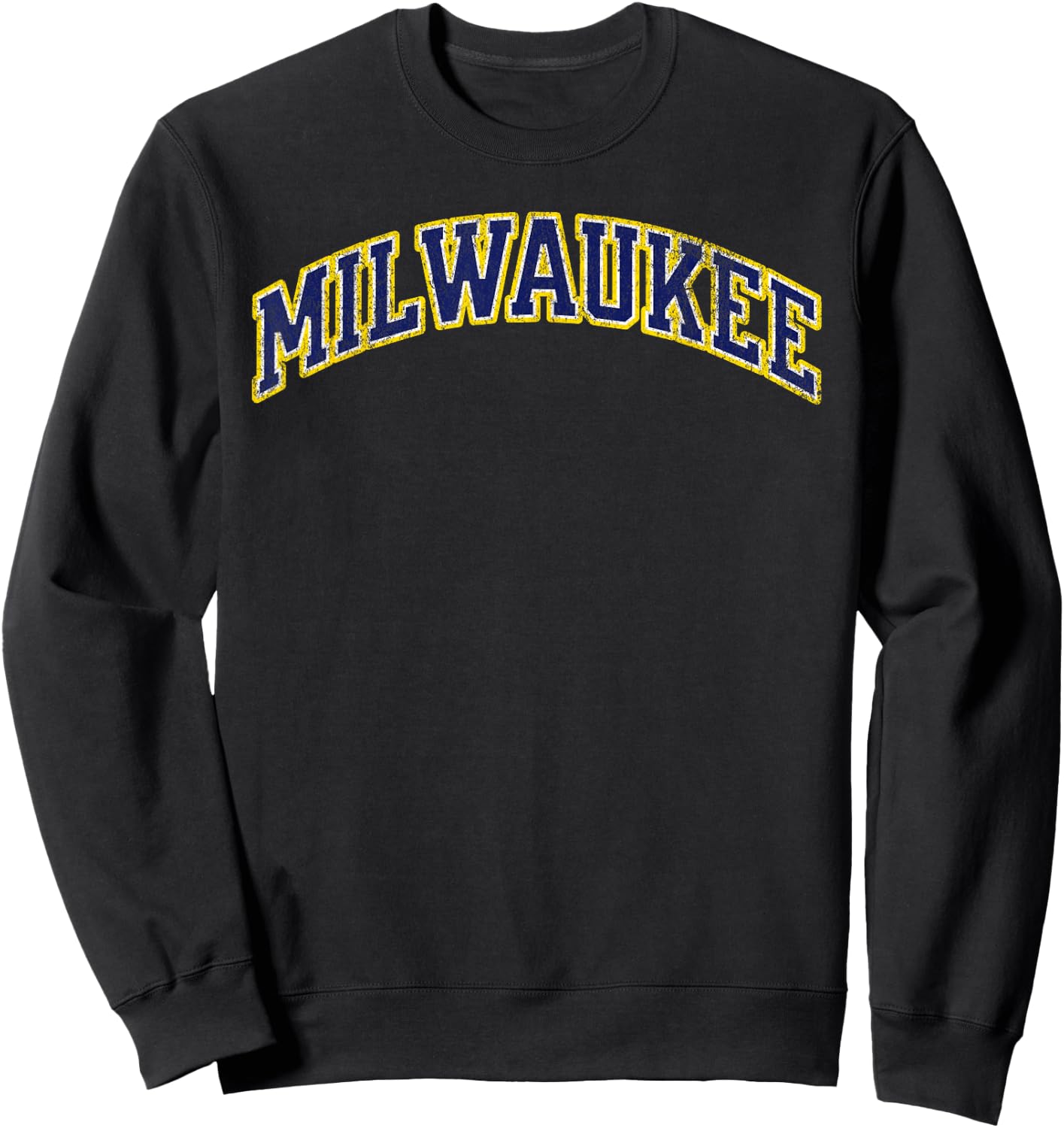 Milwaukee vintage baseball city Sweatshirt - Sweatshirt | Black