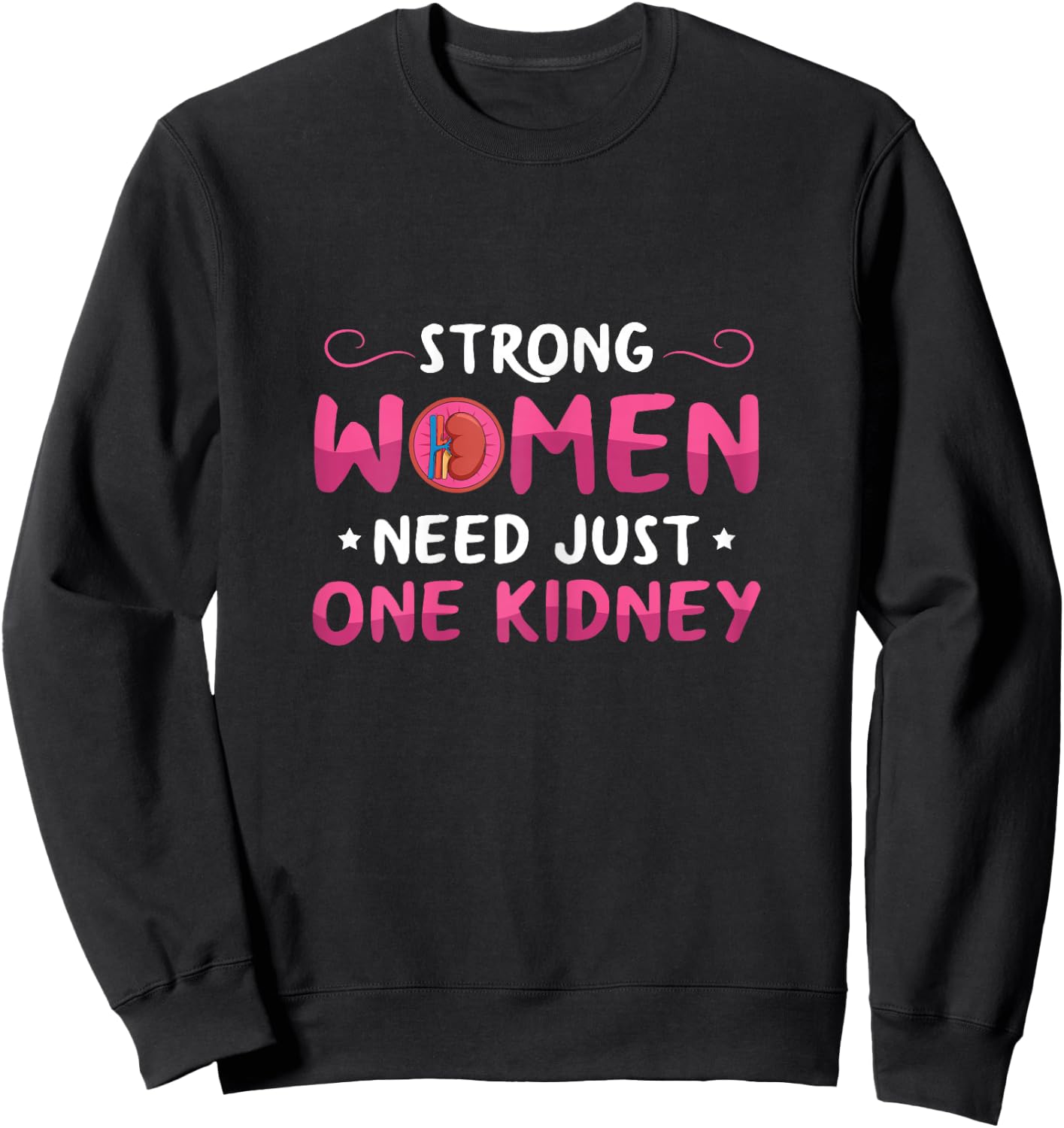 Kidney Surgery Design for your Kidney Donor Wife Sweatshirt - Sweatshirt | Black