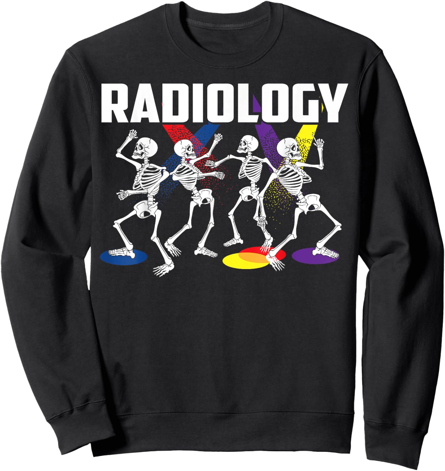 Funny Radiology Technologist Gift | Cute Rad Tech Men Women Sweatshirt - Sweatshirt | Black