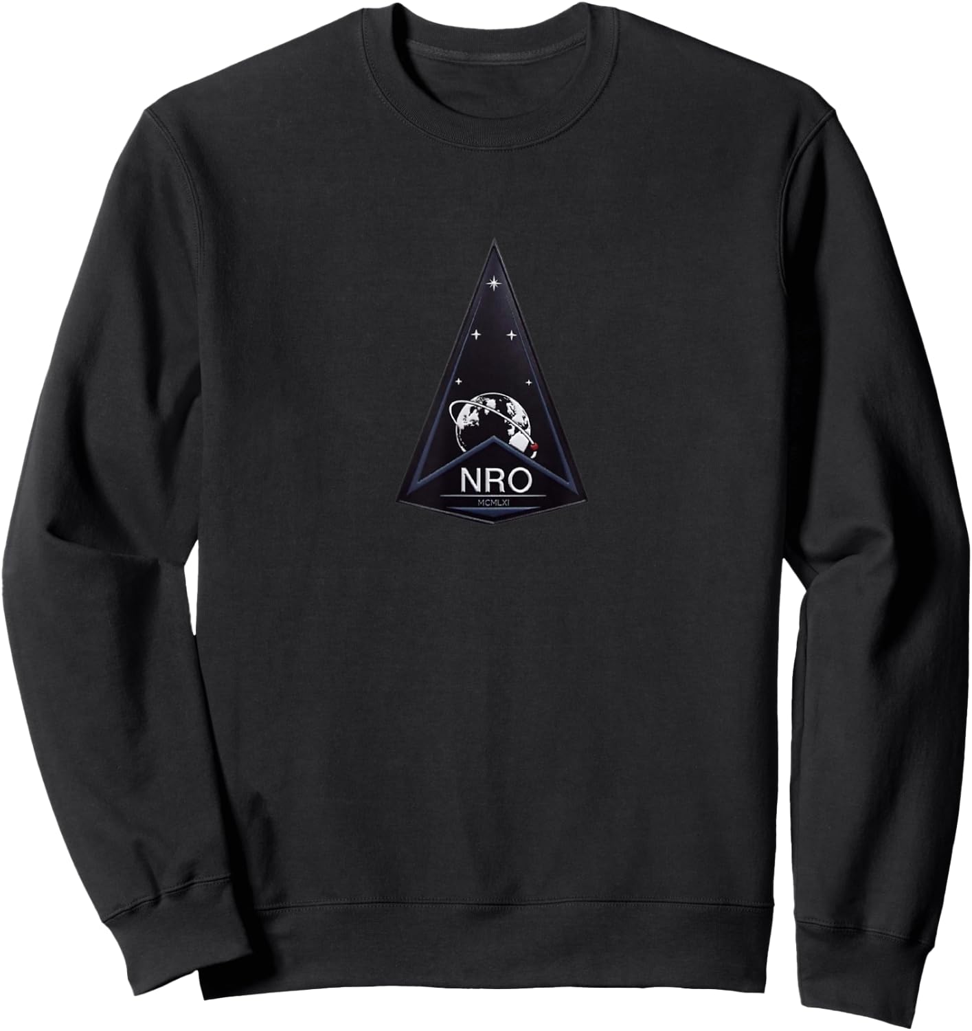 National Reconnaissance Office Shirt Space Force SFELM NRO Sweatshirt - Sweatshirt | Black