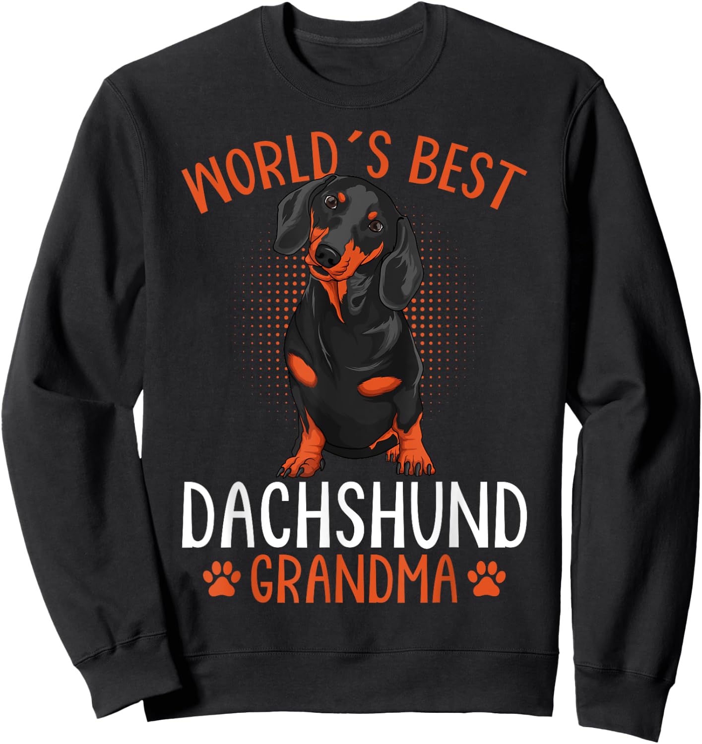 Dachshund Grandma Funny Weenie Dog Lover Weiner Dog Women Sweatshirt - Sweatshirt | Black