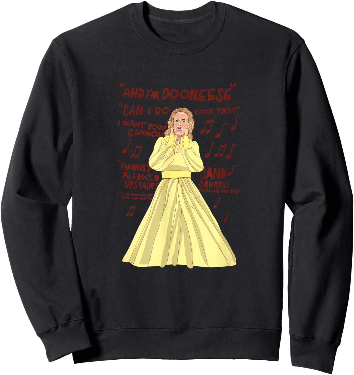Saturday Night Live Dooneese Hilarious Sweatshirt - Sweatshirt | Black