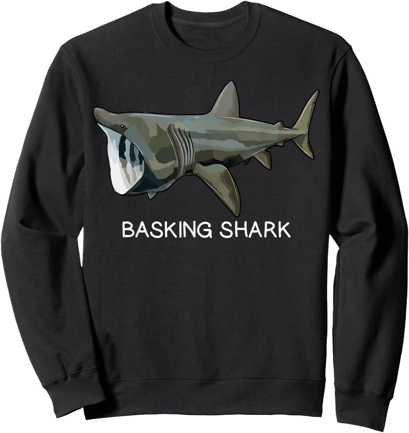 Basking Shark Lover Sweatshirt - Sweatshirt | Black