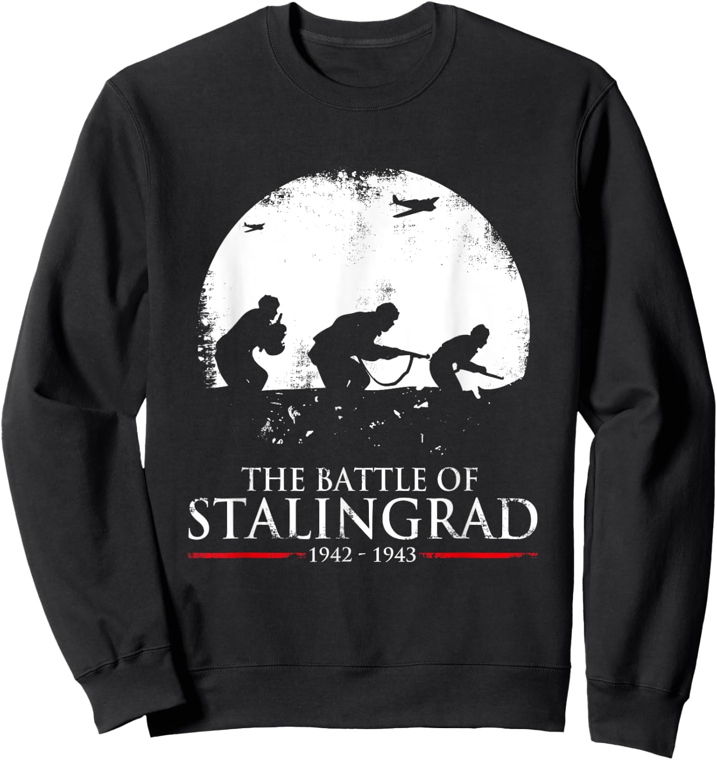 The Battle Of Stalingrad WWII / World War 2 War History Sweatshirt - Sweatshirt | Black
