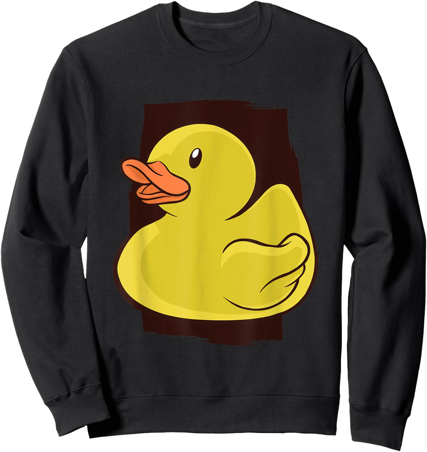 Funny Cute Dub Rubber Duck Sweatshirt - Sweatshirt | Black
