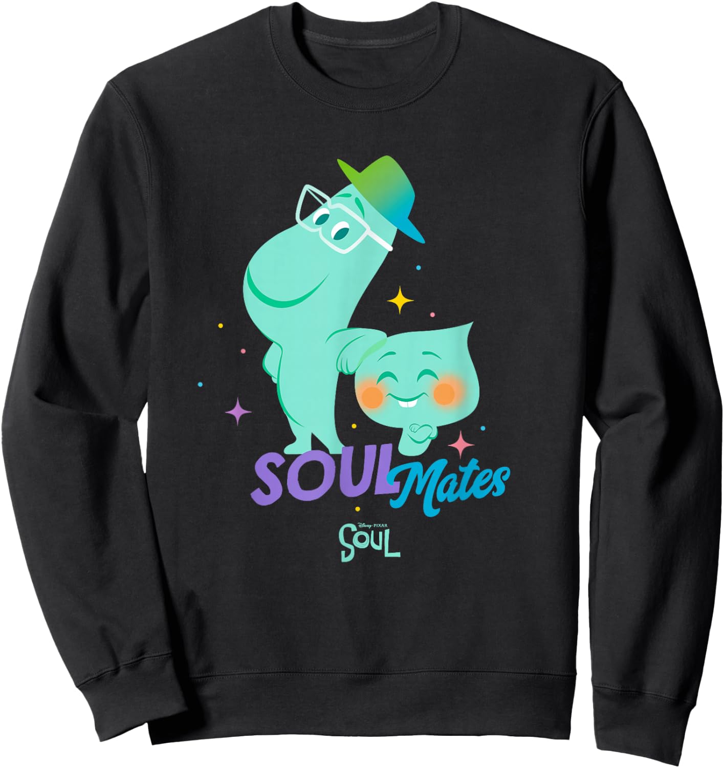 Disney and Pixar's Soul Mates Joe and 22 Sweatshirt - Sweatshirt | Black