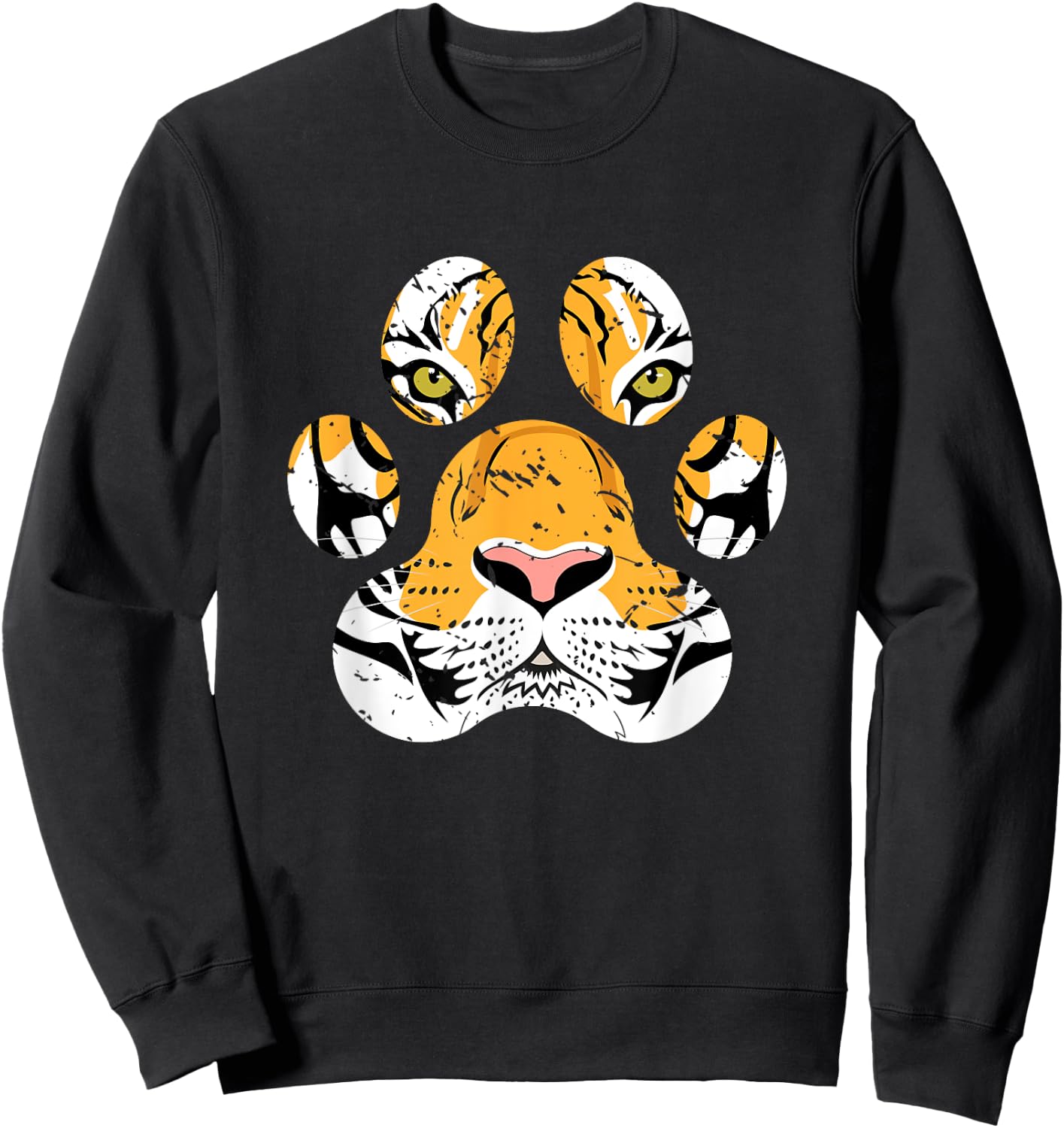 Asia Wild Animal Lover Gift Tiger Sweatshirt - Sweatshirt | Black