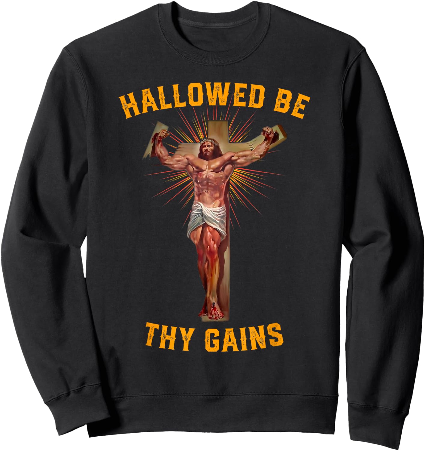 Hallowed Be Thy Gains Sweatshirt - Sweatshirt | Black