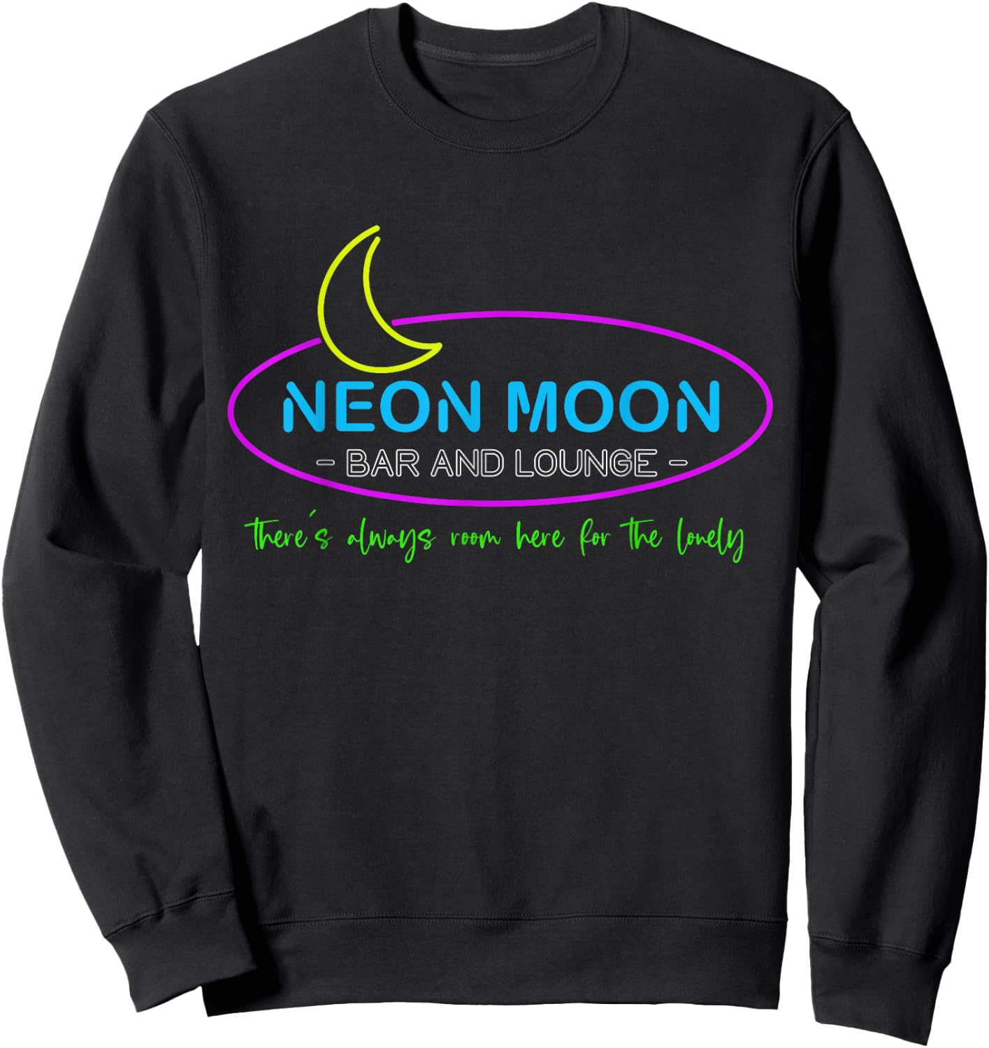 Neon Moon 90s Country Sweatshirt - Sweatshirt | Black