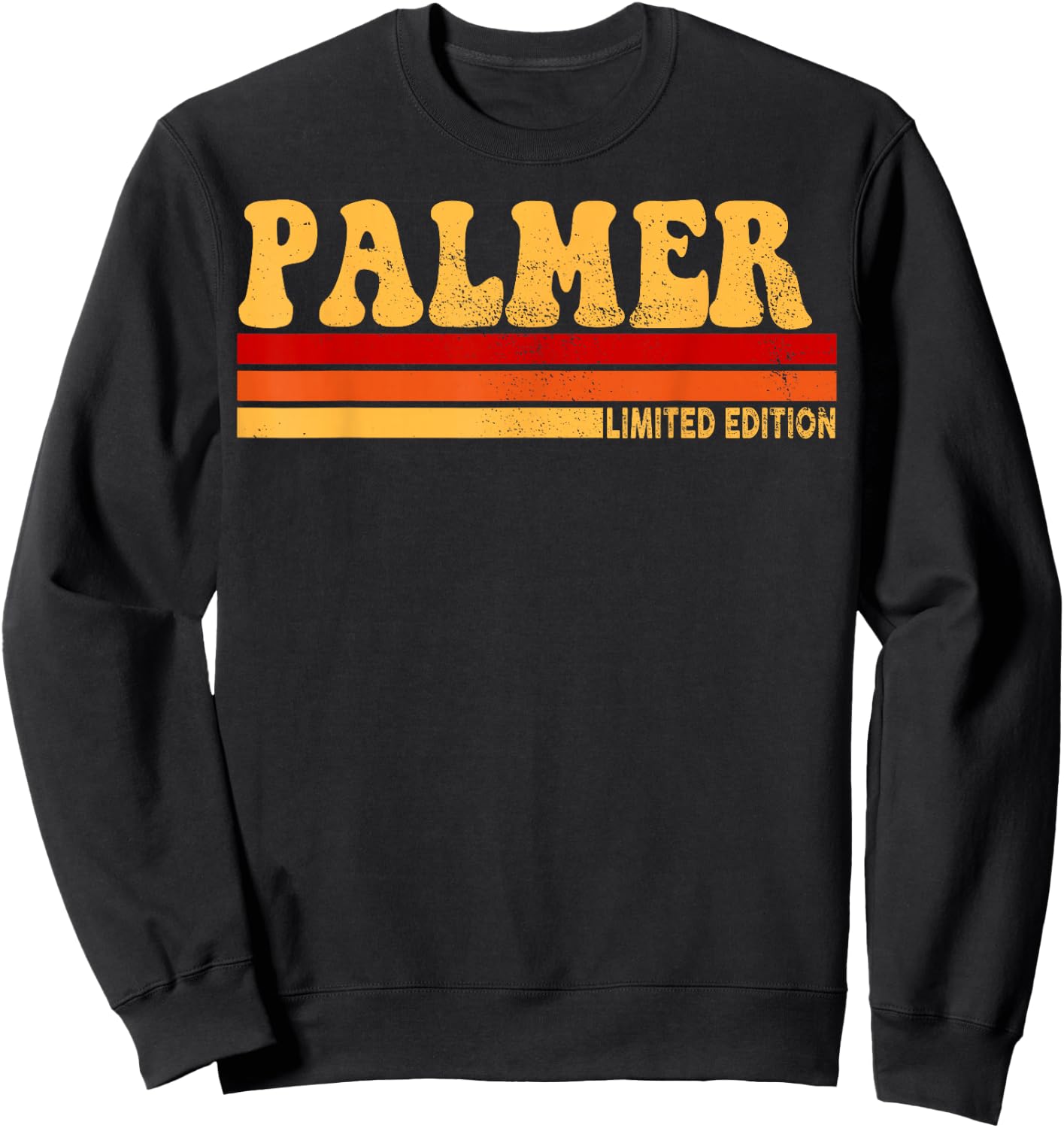 Palmer Name Personalized Cute Idea Women Vintage Palmer Sweatshirt - Sweatshirt | Black