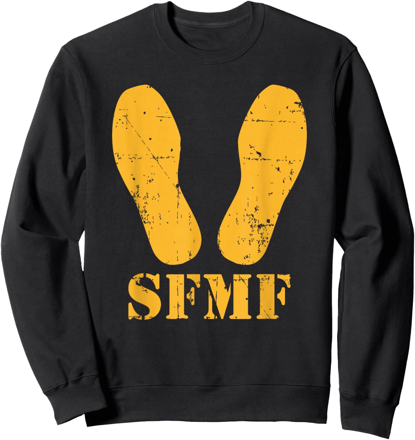 Yellow Footprints - SFMF Sweatshirt - Sweatshirt | Black
