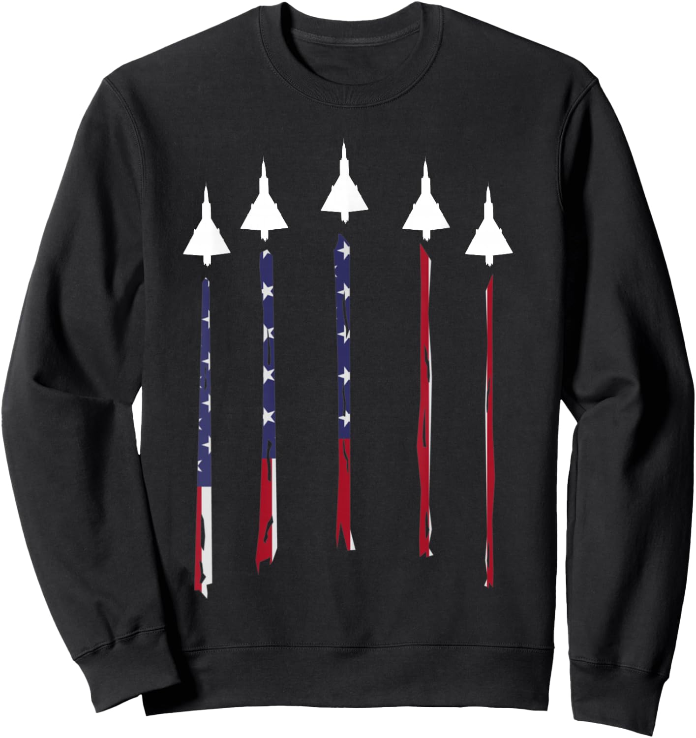 F-106 Delta Dart Black Cotton - Men's Classic Fit - Small - - Short Sleeve Sweatshirt - Sweatshirt | Black
