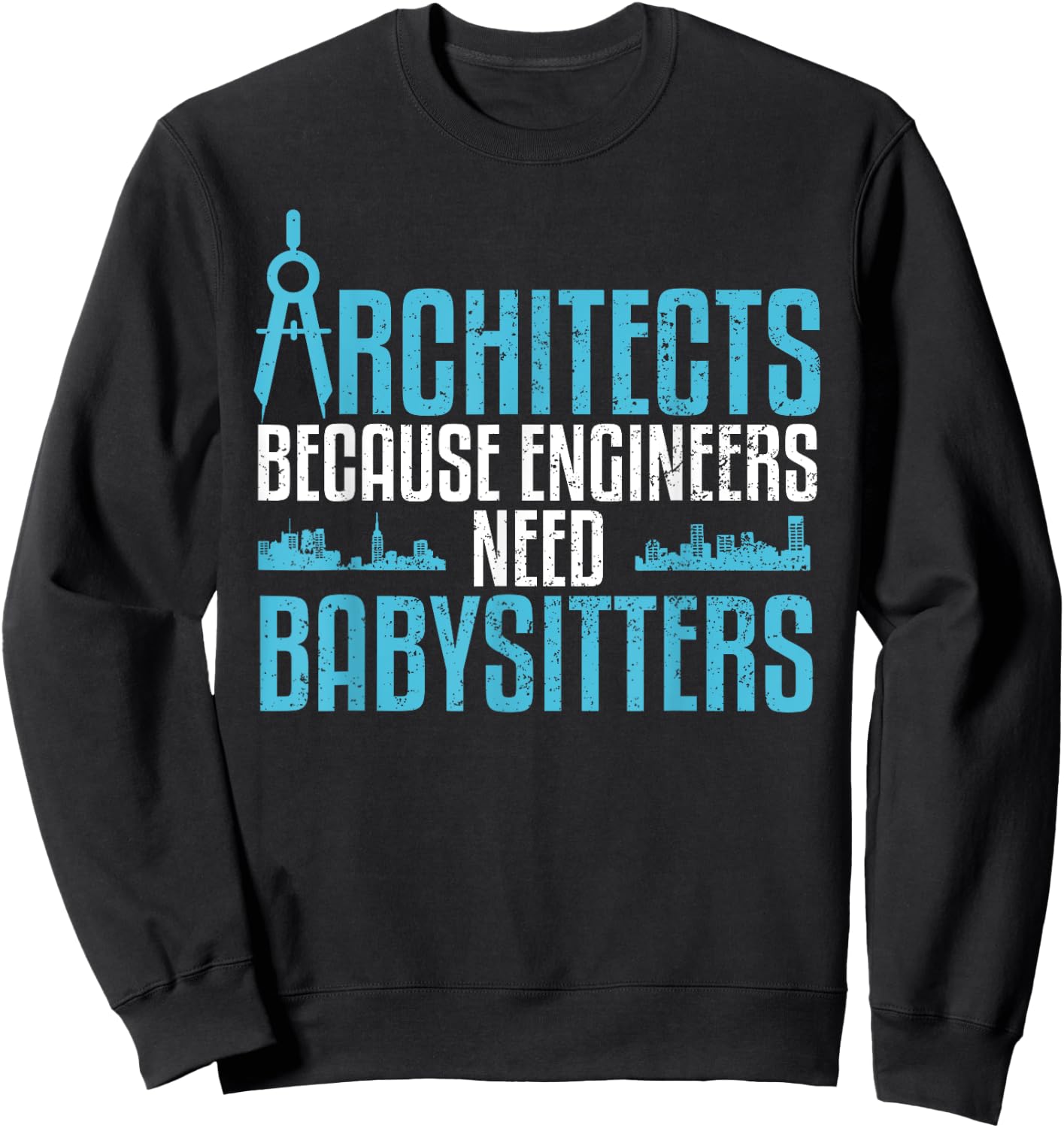 Cool Landscapers Builders Profession Humor Designs Funny Architecture Gift Architect Occupation -Adults Sweatshirt - Sweatshirt | Black
