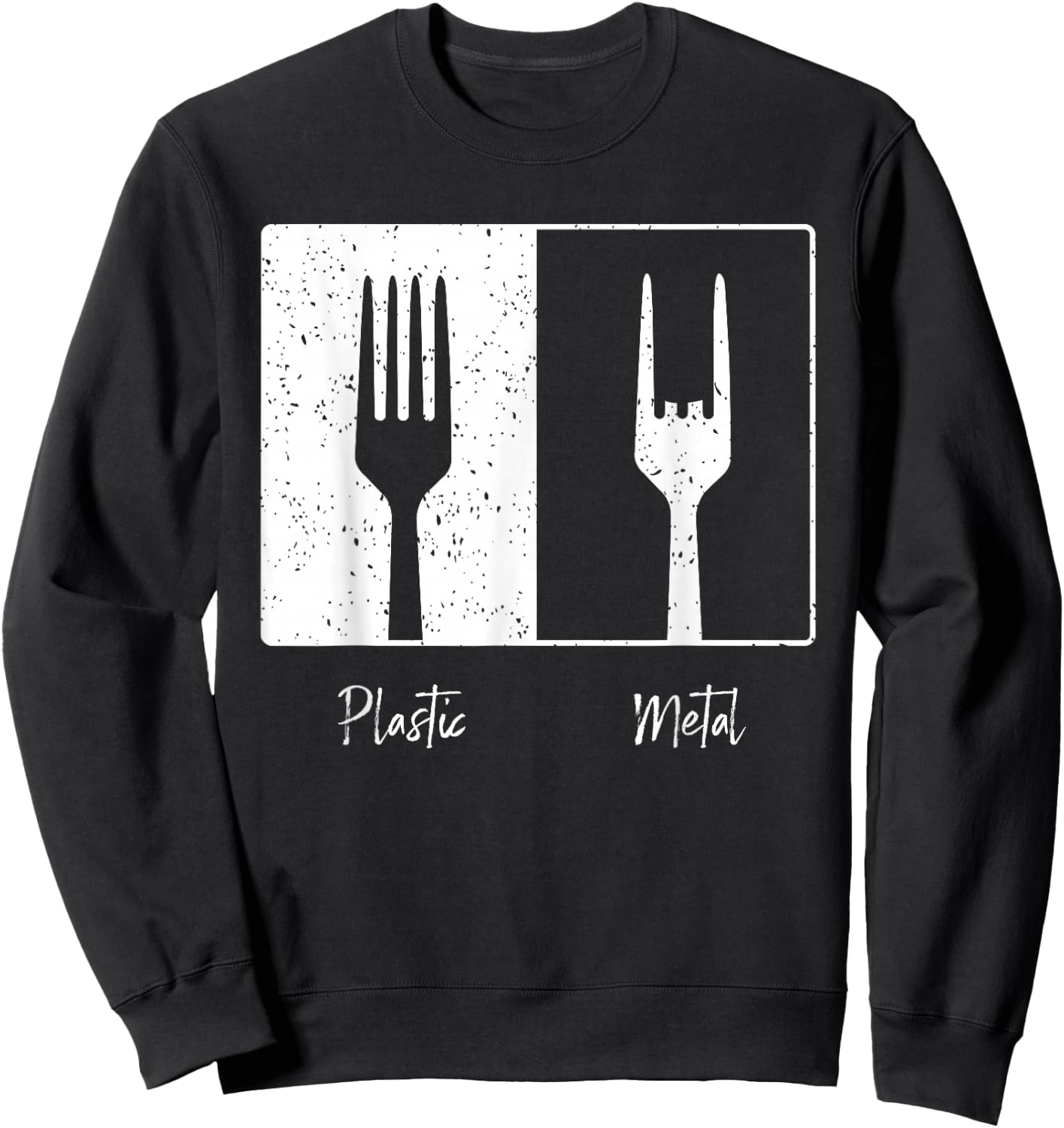 Heavy Metal Rocker Punk Rock Music Hard Rock Sweatshirt - Sweatshirt | Black