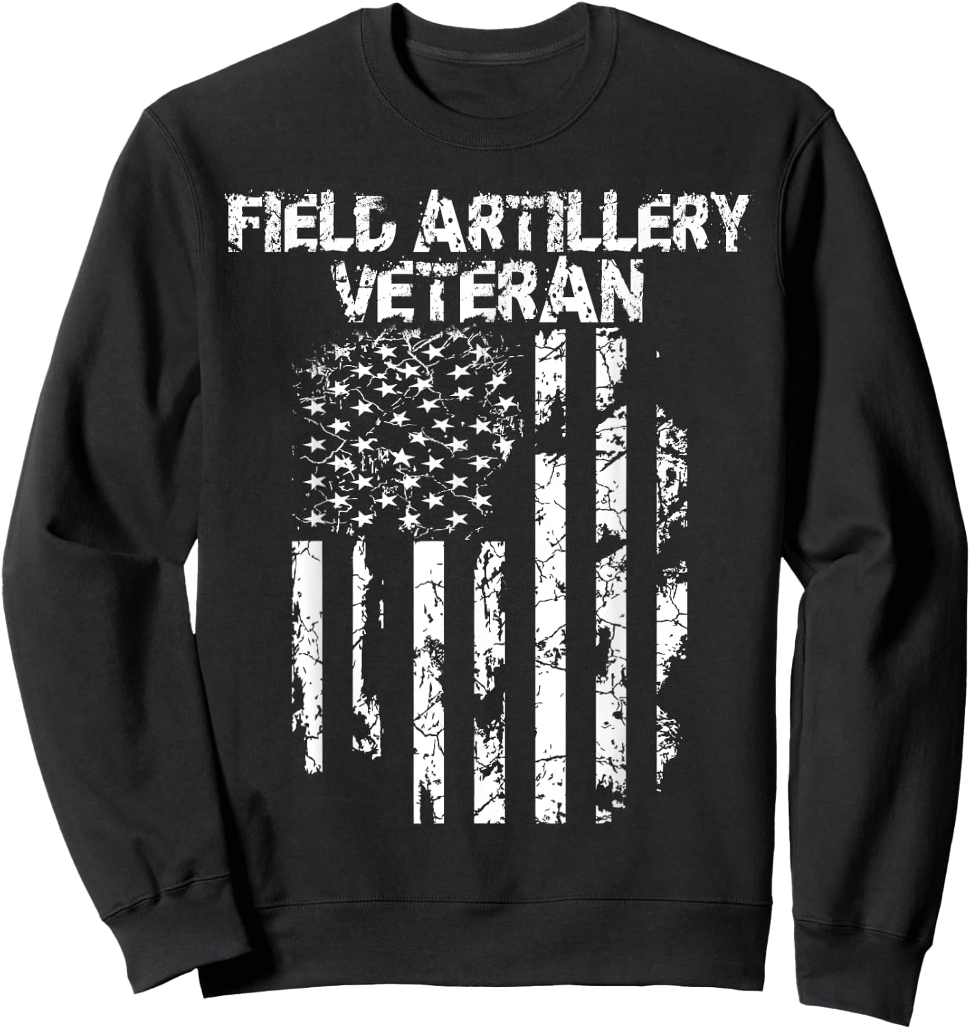 Field Artillery Veteran Sweatshirt - Sweatshirt | Black