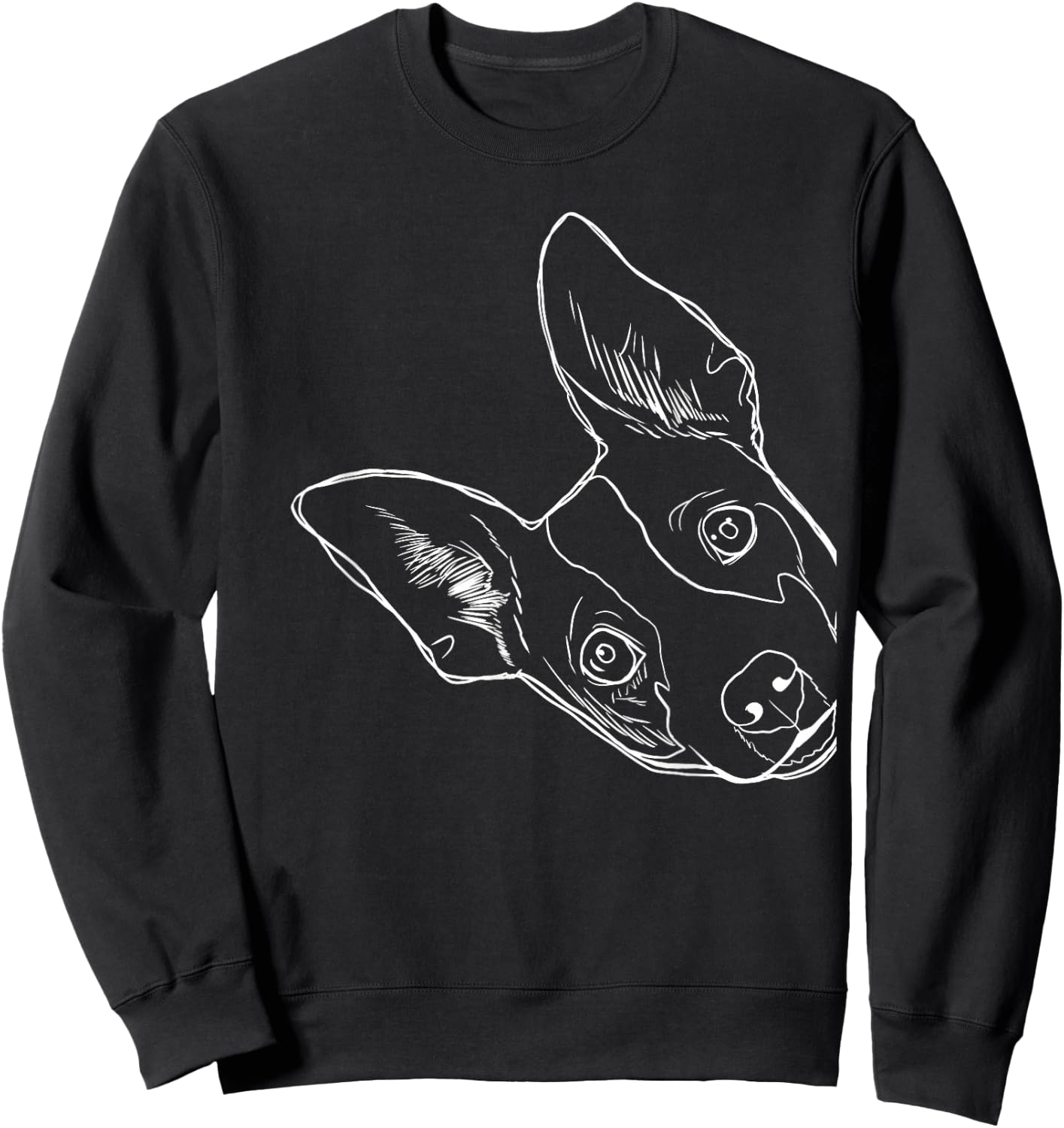 Funny Dog Rat Terrier Sweatshirt - Sweatshirt | Black
