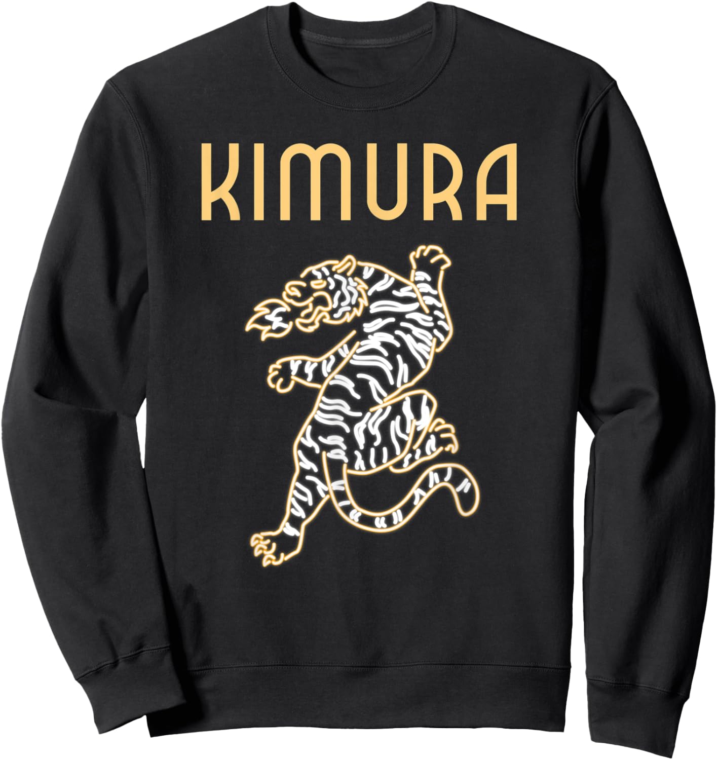 Kimura Tiger, Jiu-Jitsu, MMA, Muay Thai, Wrestling, Boxing Sweatshirt - Sweatshirt | Black