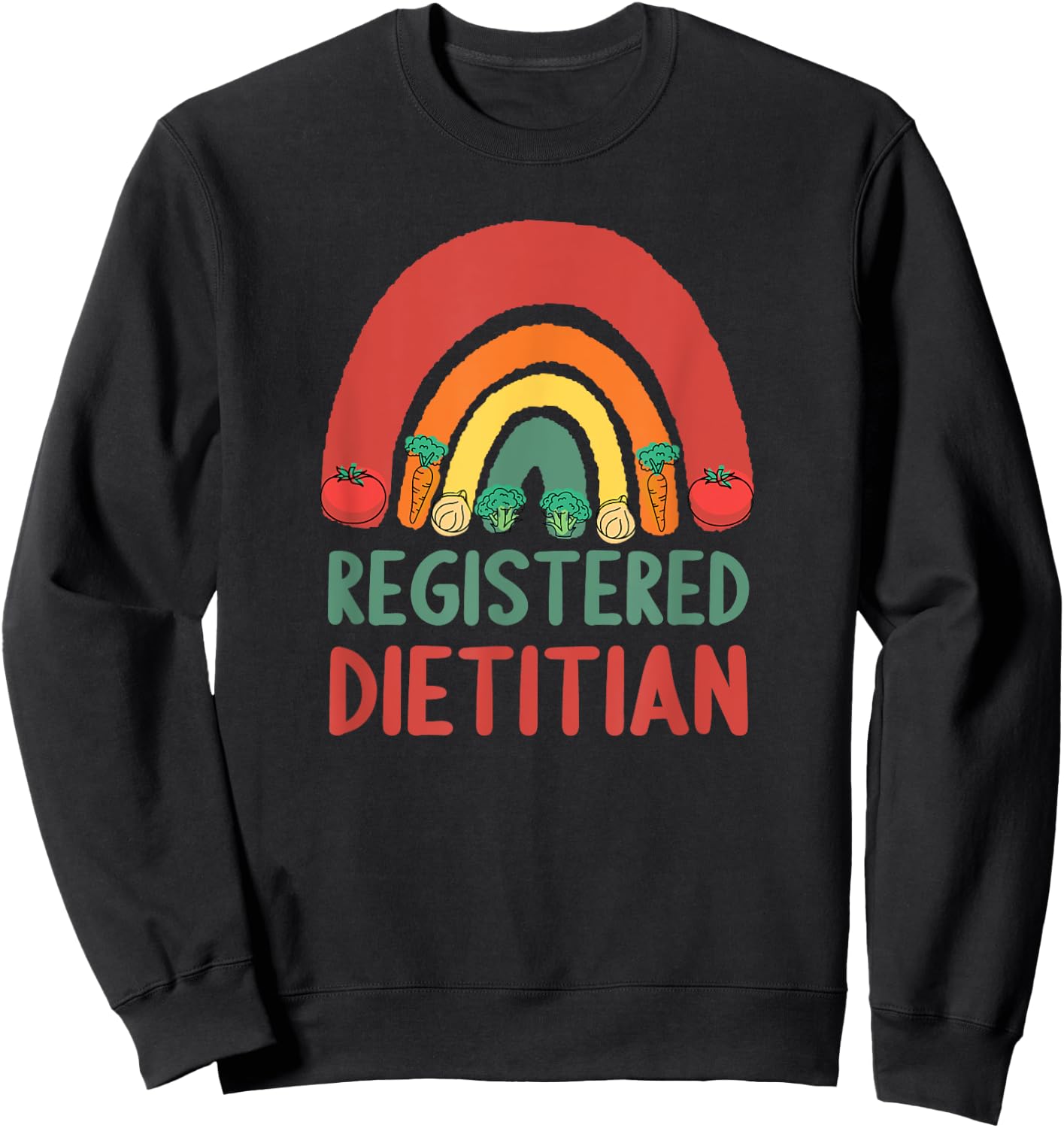 Registered Dietitian Sweatshirt - Sweatshirt | Black