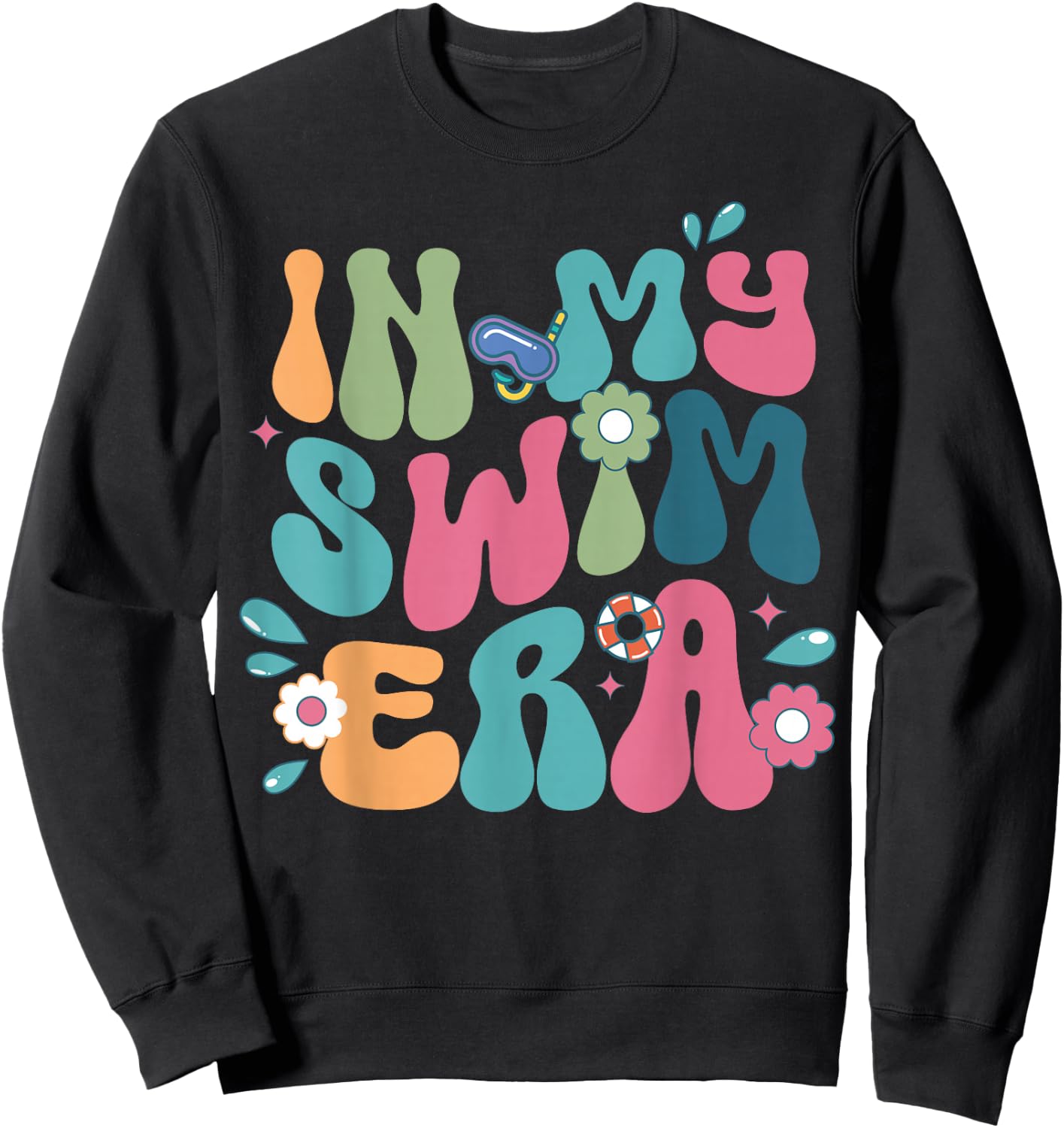 In My Swim Era Sweatshirt - Sweatshirt | Black