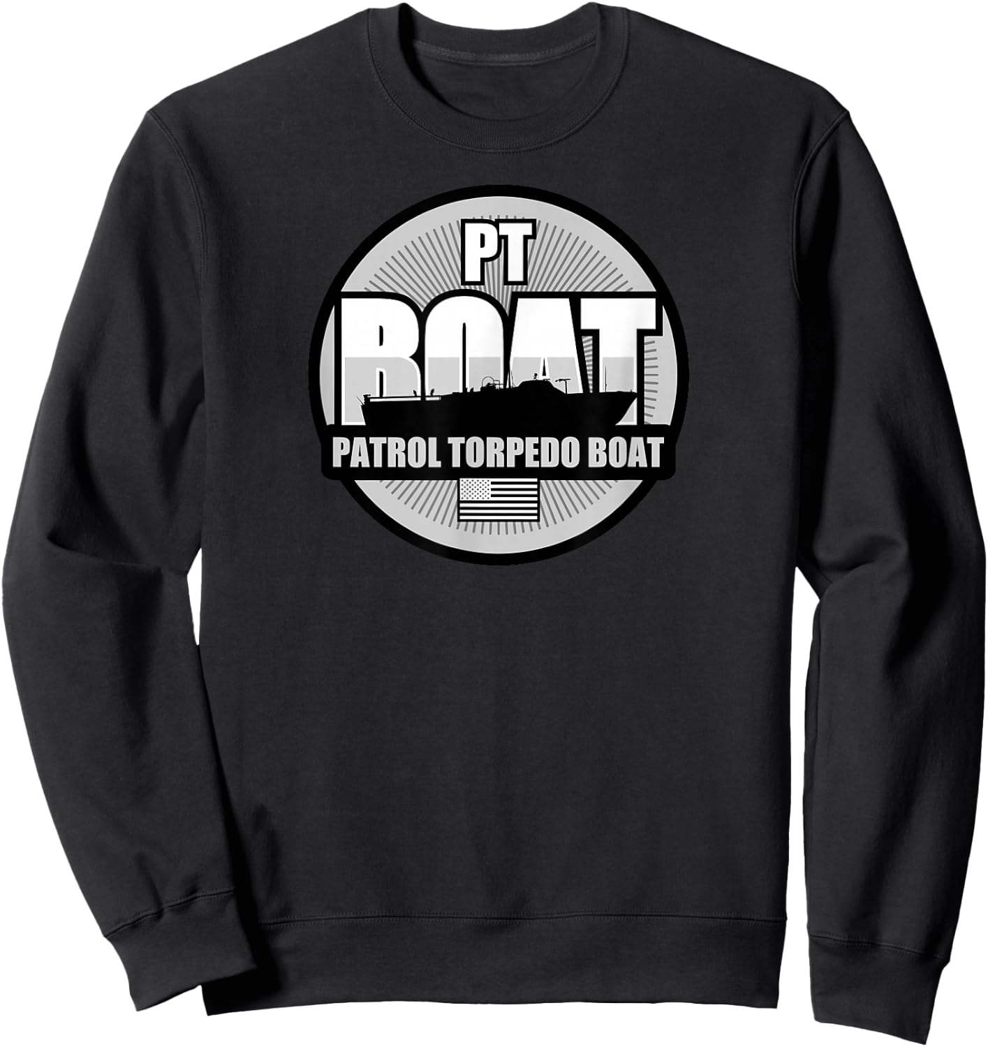 WW2 PT Boat Sweatshirt - Sweatshirt | Black