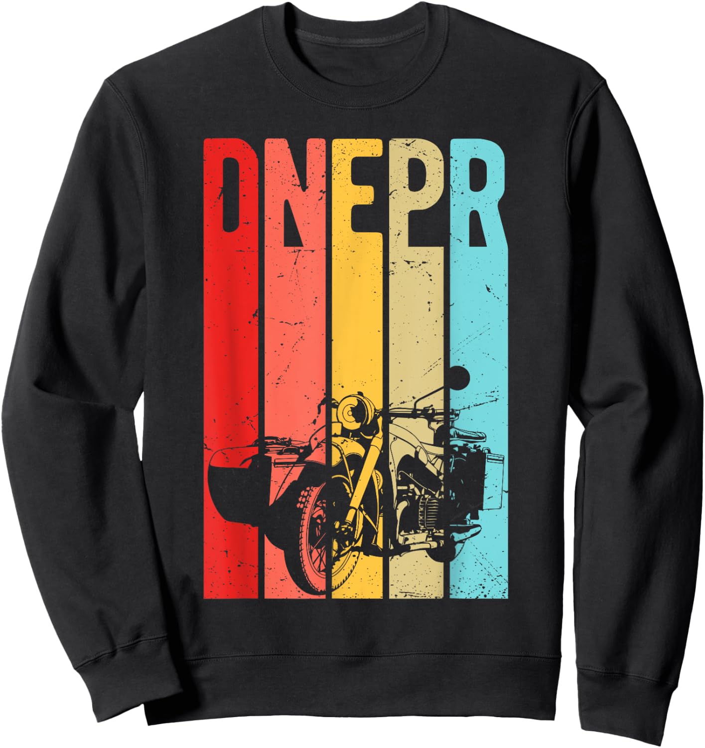 Dnepr Motorcycle Offroad Motorcycle Rider Sweatshirt - Sweatshirt | Black