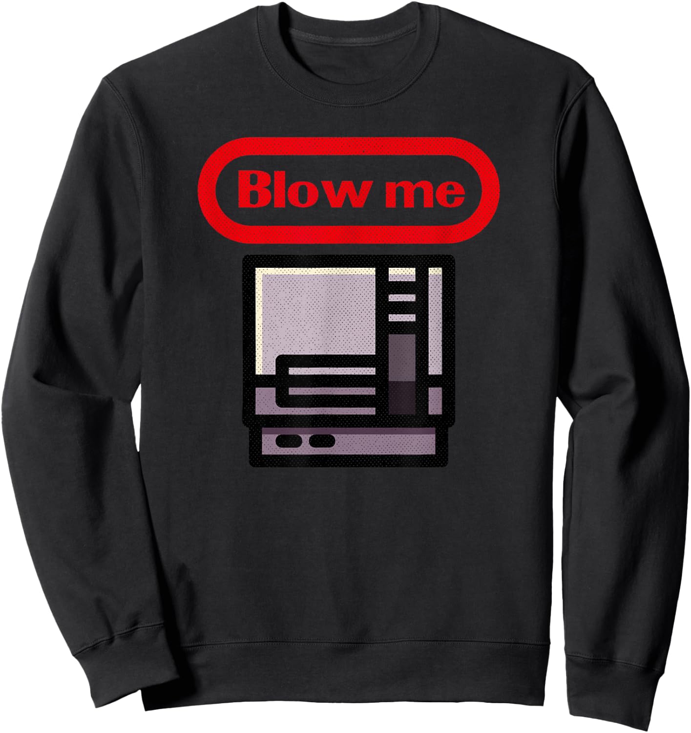 80s Retro Video Game Vintage Old School Gamer Sweatshirt - Sweatshirt | Black