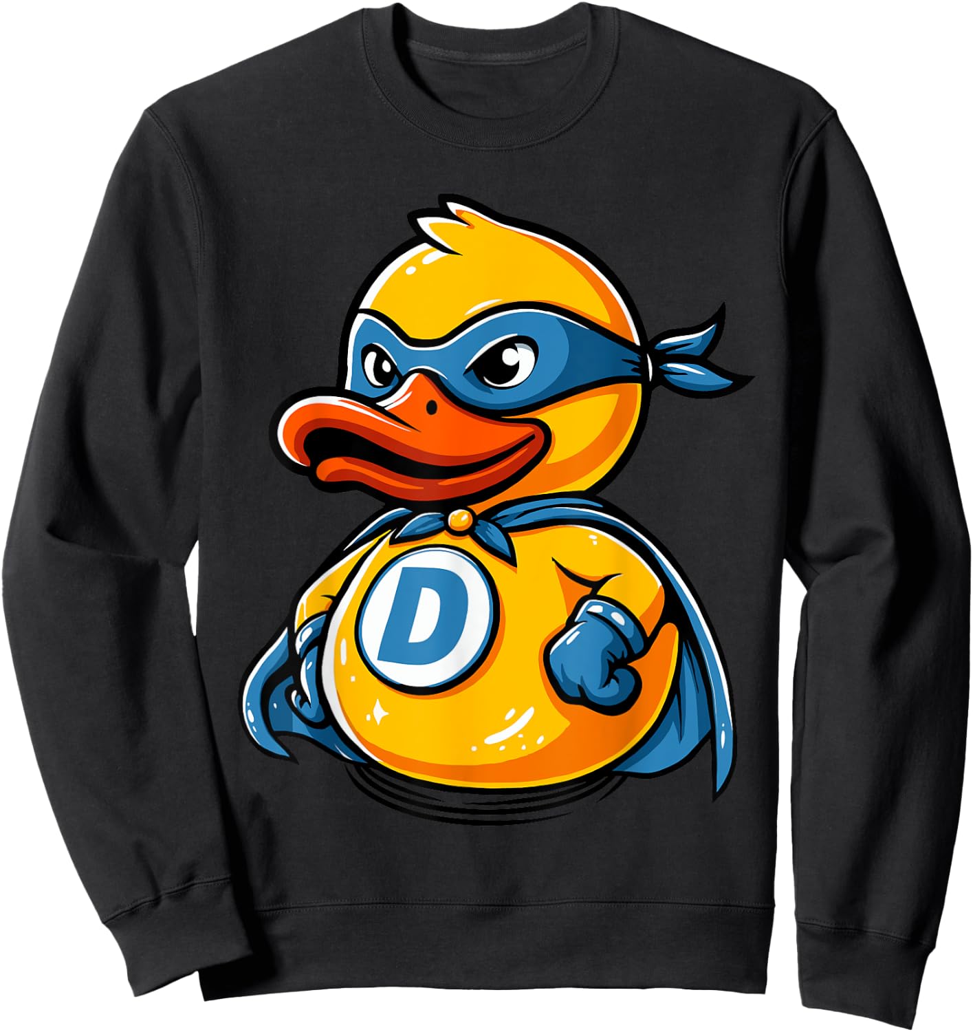 Superhero Duck Sweatshirt - Sweatshirt | Black