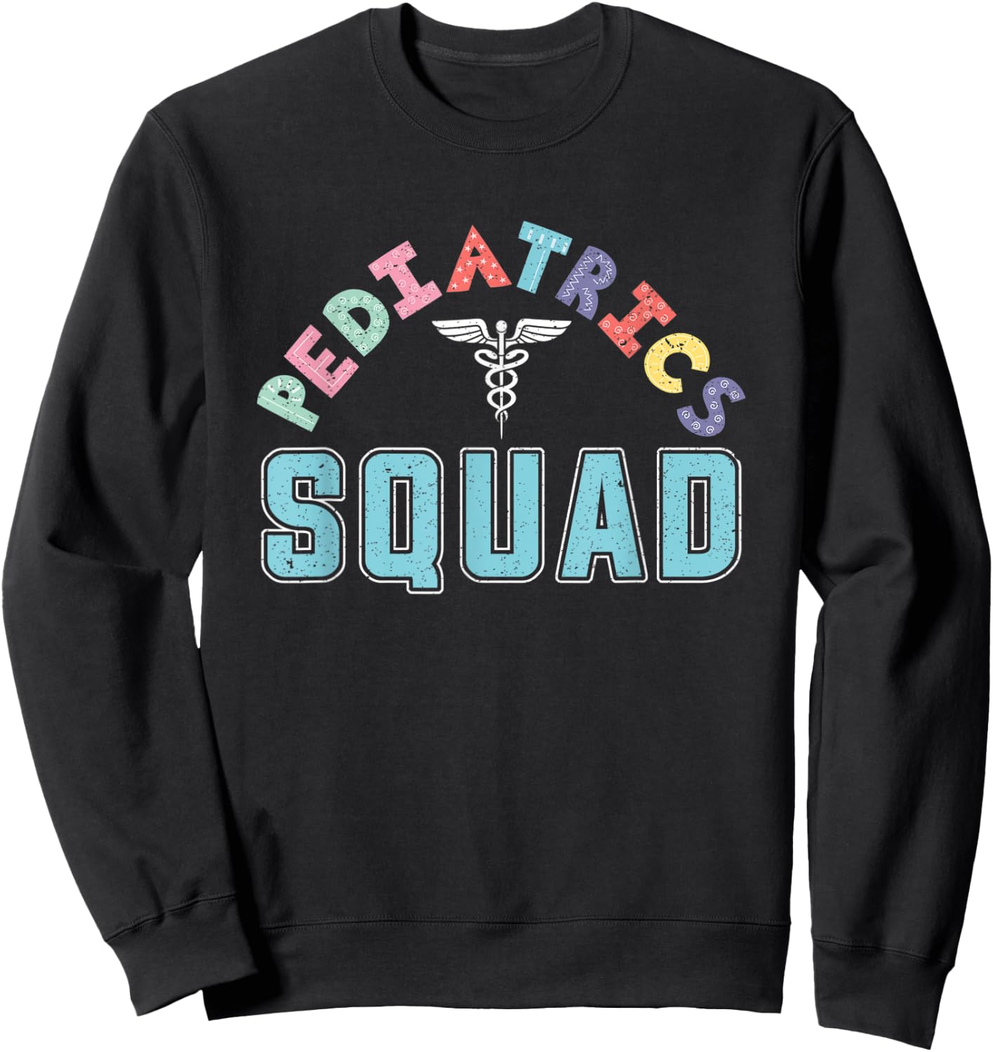 Kids Nurse Pediatrics Clinic Medical Gift Nurse Sweatshirt - Sweatshirt | Black