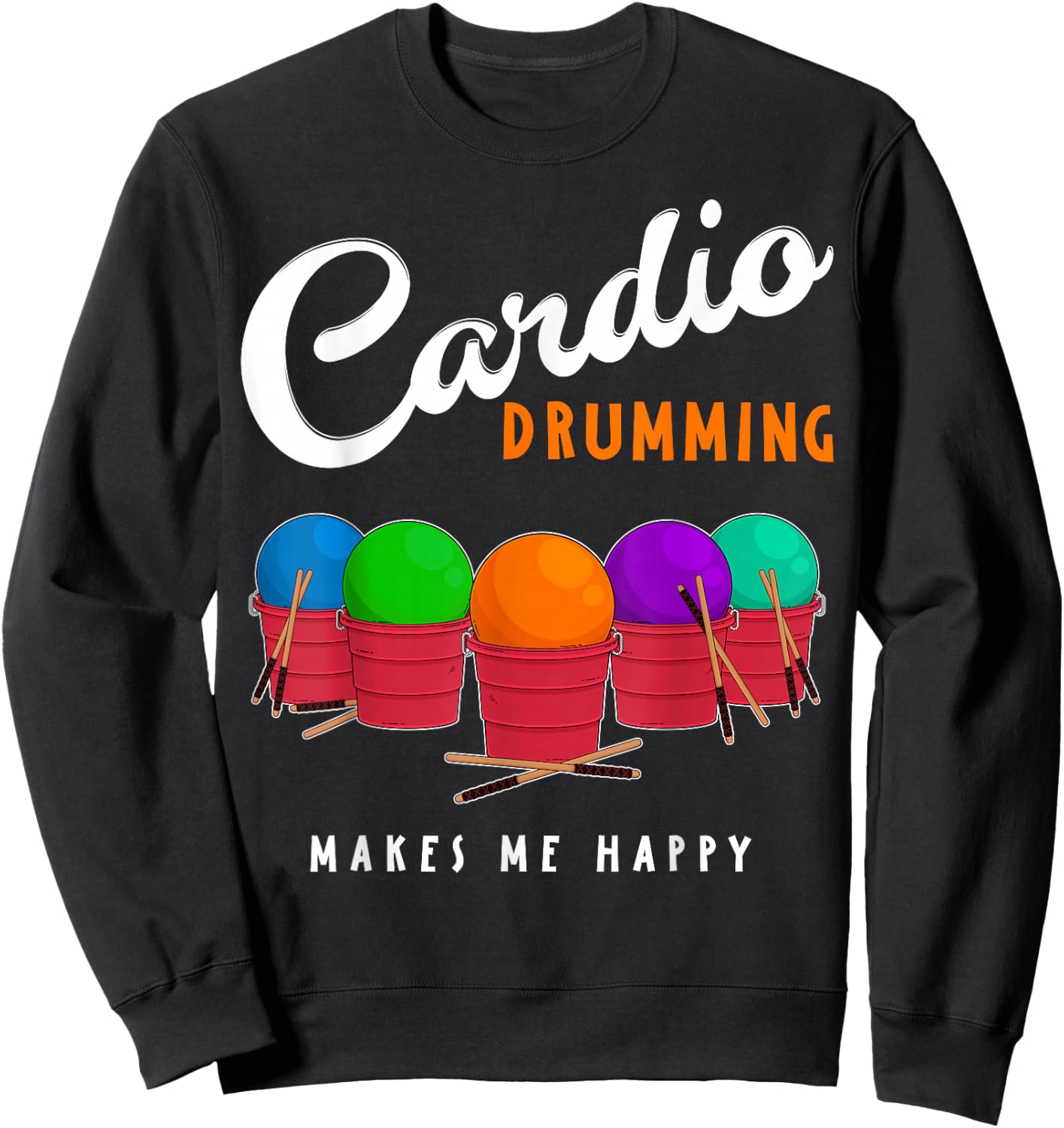 Cardio Drumming Squad Group Sweatshirt - Sweatshirt | Black