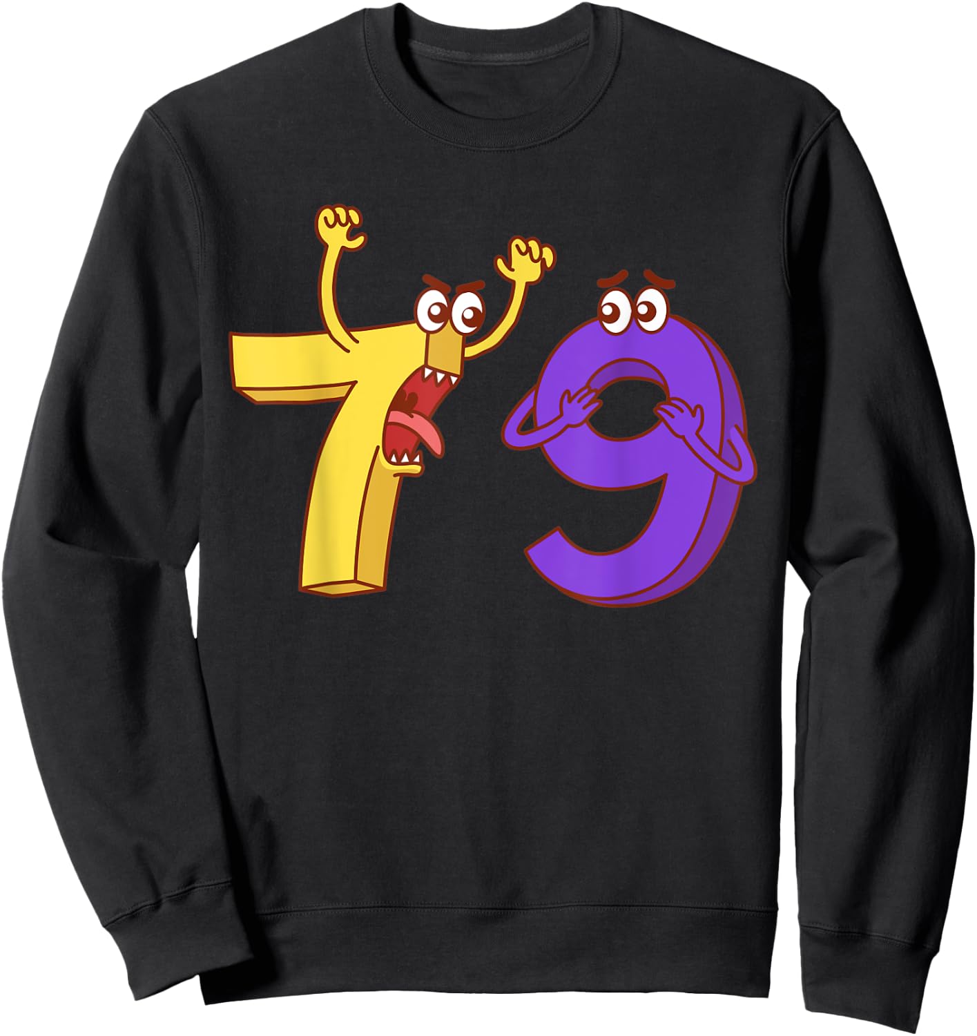 7 Ate 9 Sweatshirt - Sweatshirt | Black